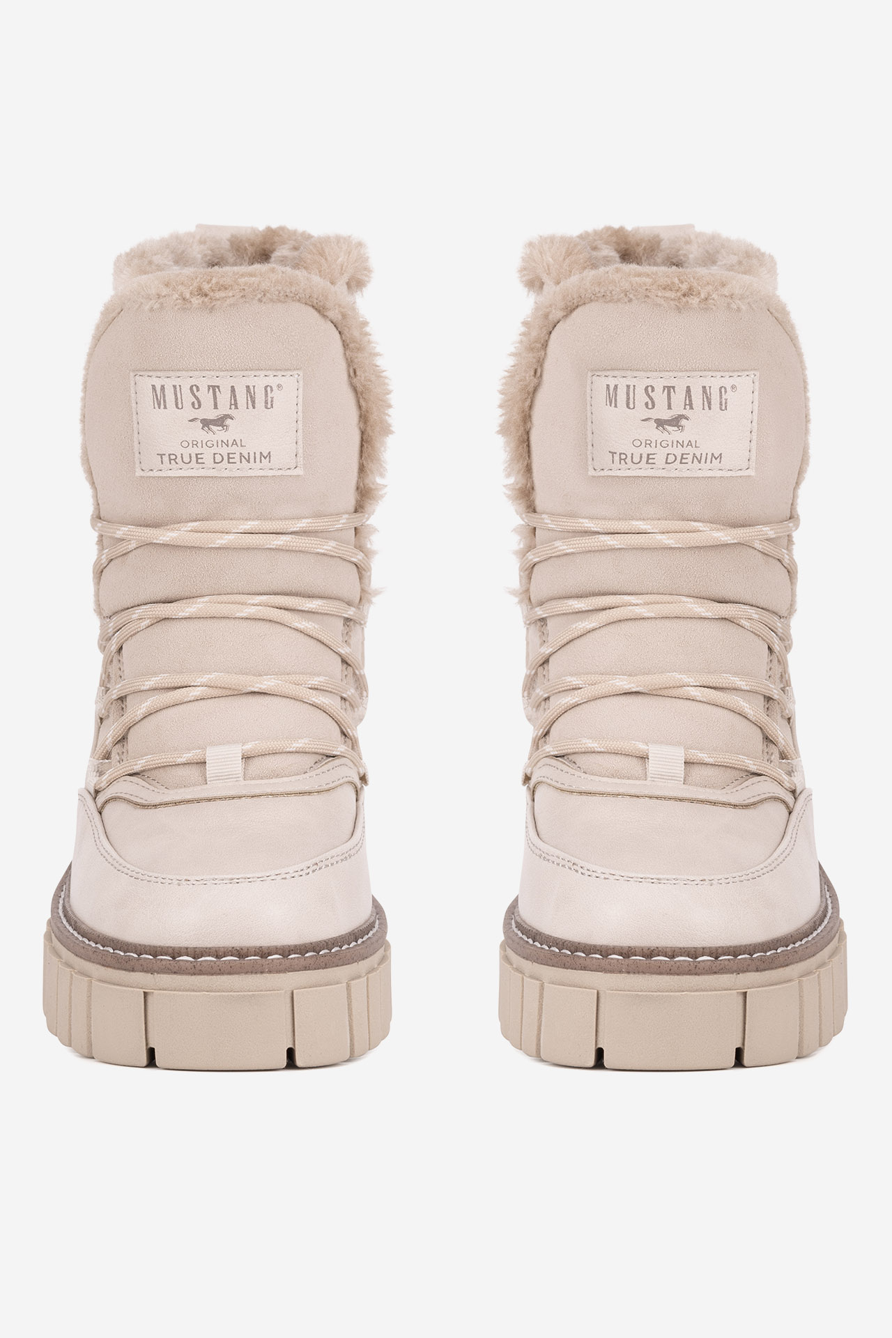 Šněrovací vyšší obuv BÍLÁ