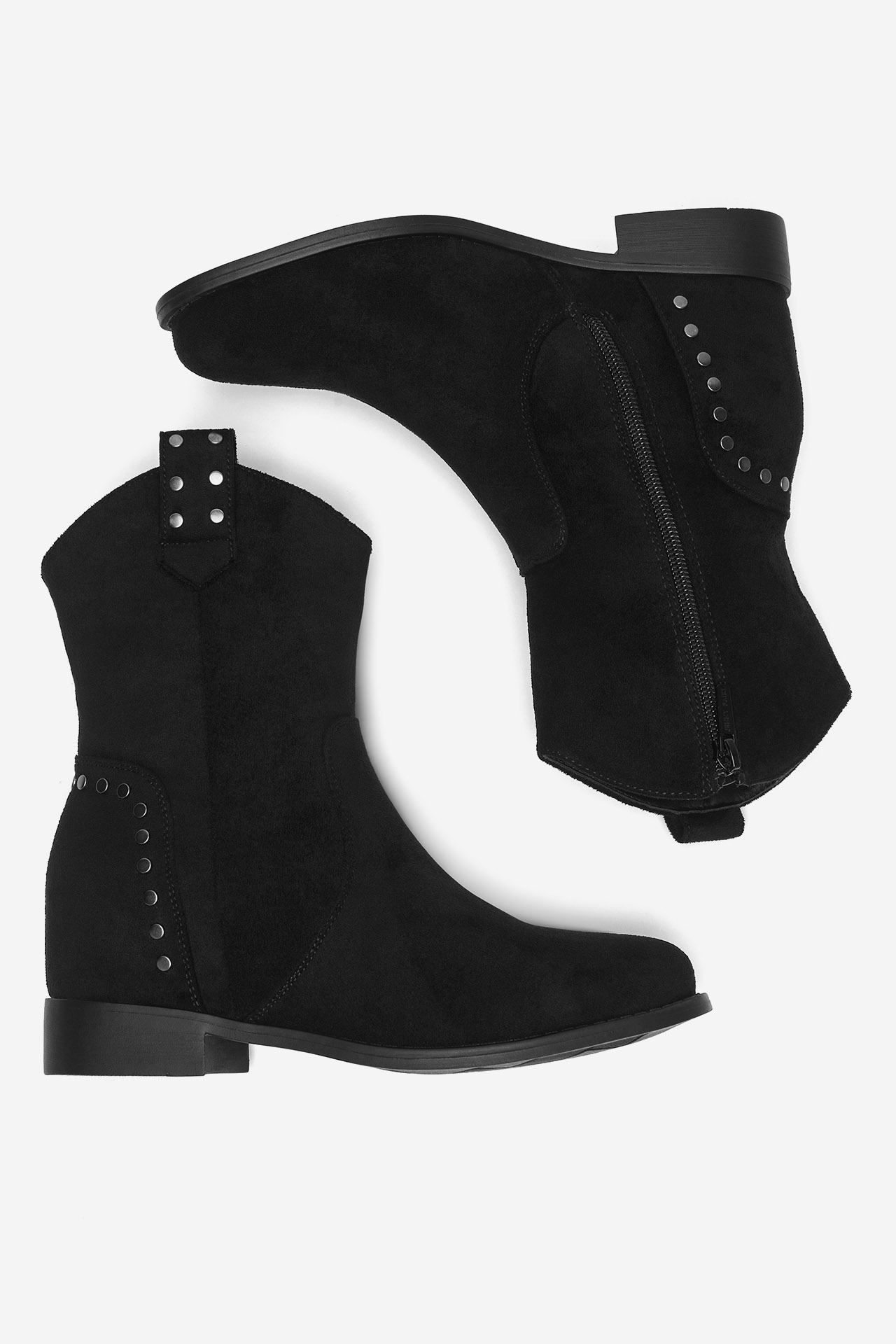 Kotníková obuv ČERNÁ