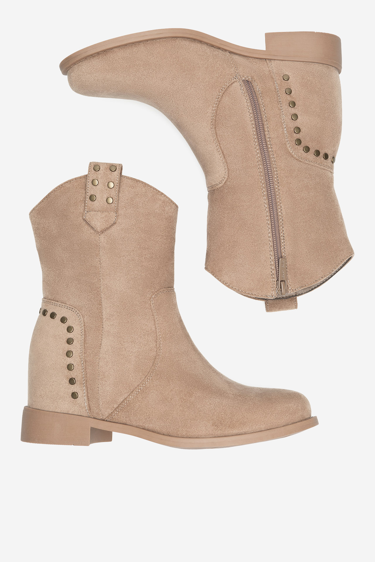 Kotníková obuv BÉŽOVÁ