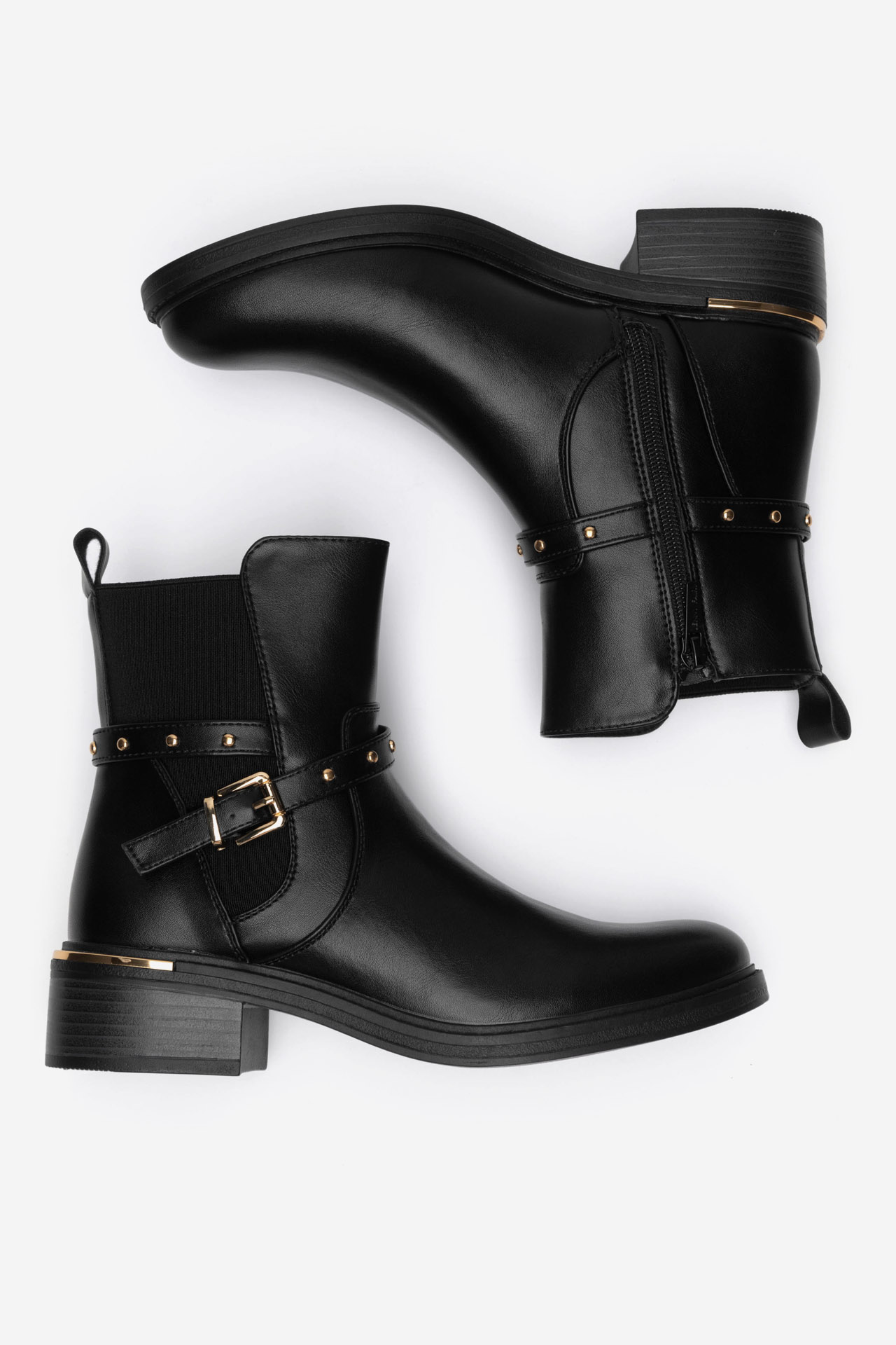 Kotníková obuv ČERNÁ