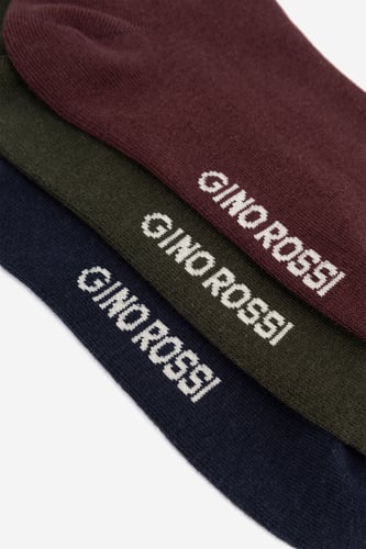 Čarape Gino Rossi 3MB-002-AW24 (3-PACK) Bordo