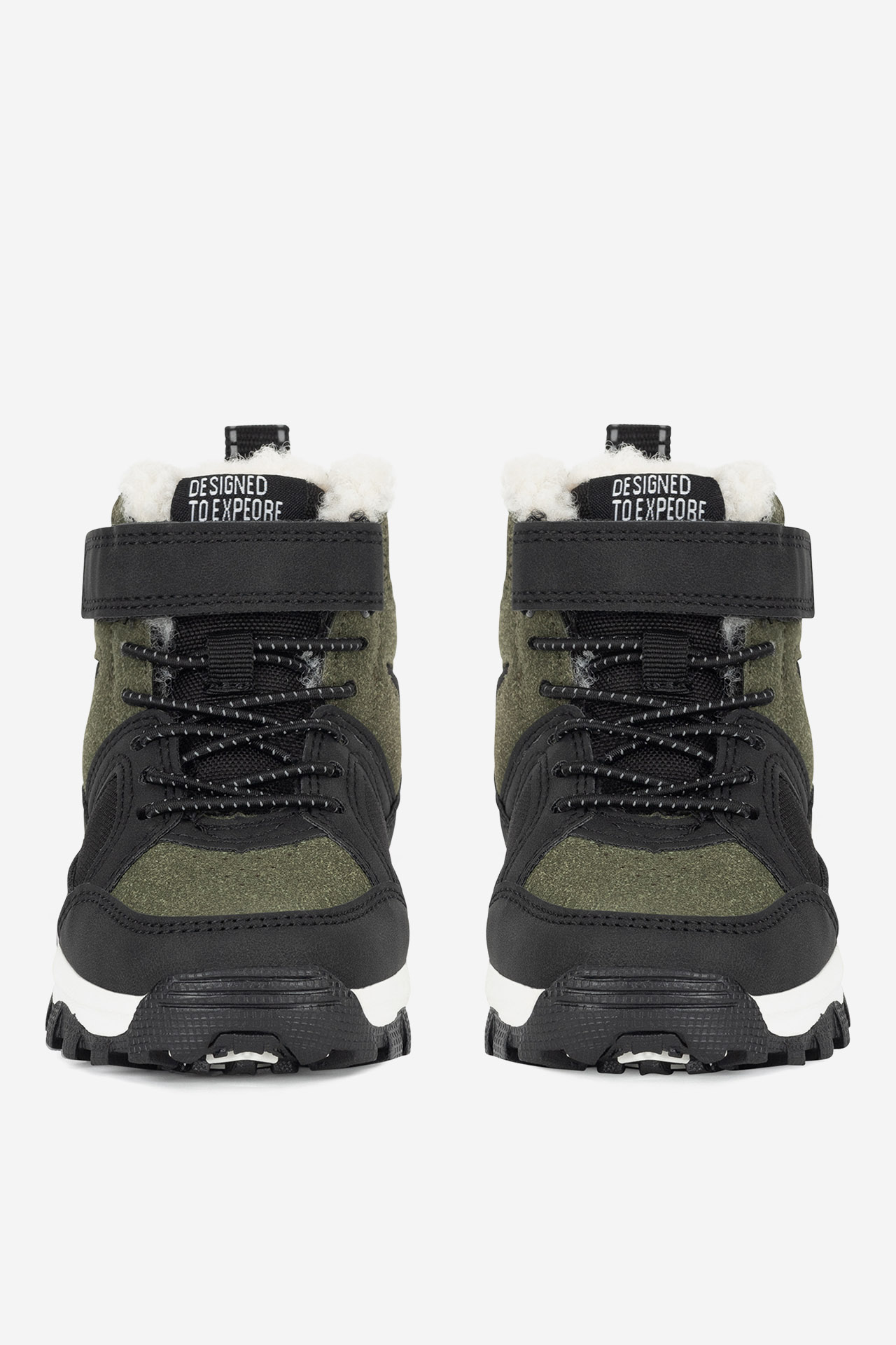 Gležnjarji z vezalkami Khaki