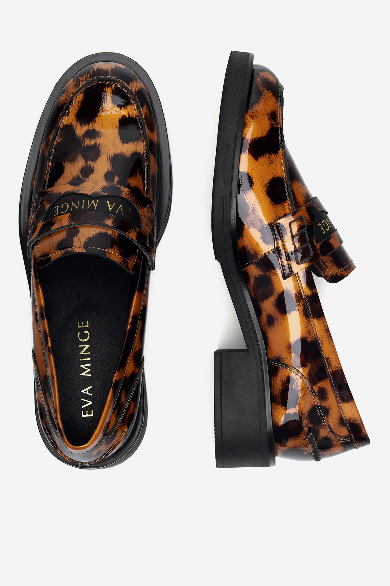 Половинки обувки ТЪМНОКАФЯВ