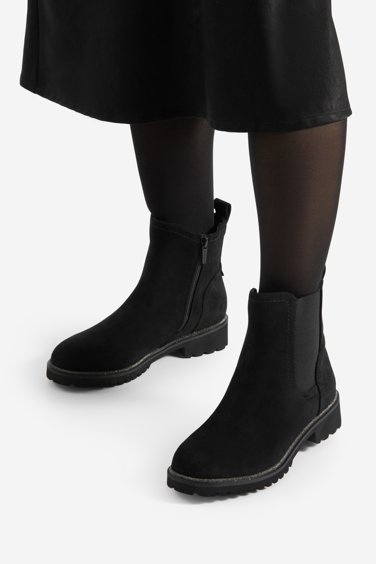 Kotníková obuv ČERNÁ