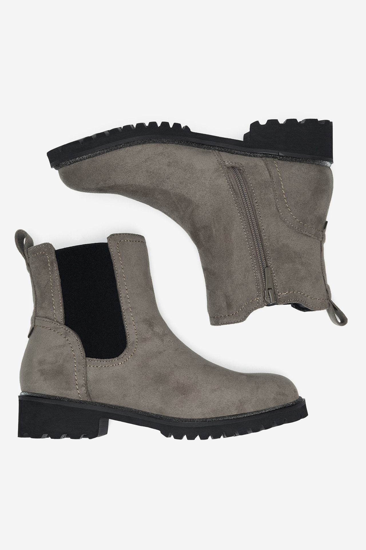 Kotníková obuv ŠEDÁ