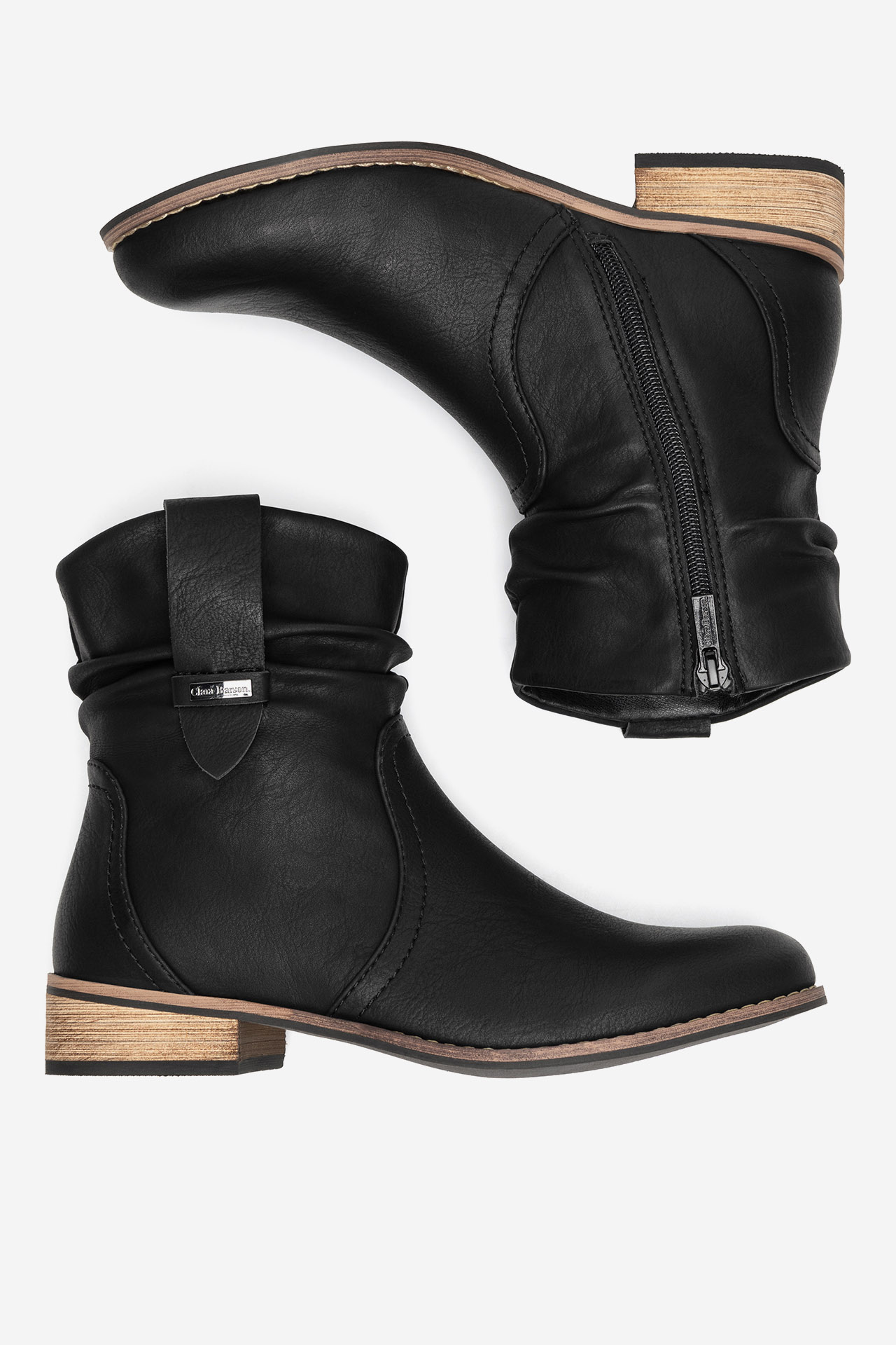 Kotníková obuv ČERNÁ