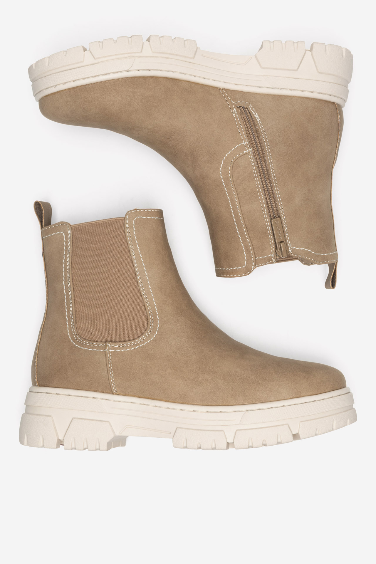 Kotníková obuv BÉŽOVÁ