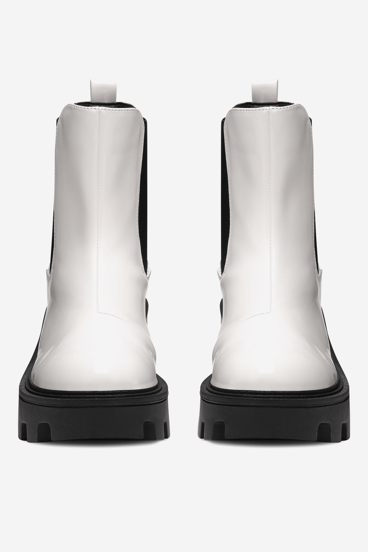 Kotníková obuv BÍLÁ