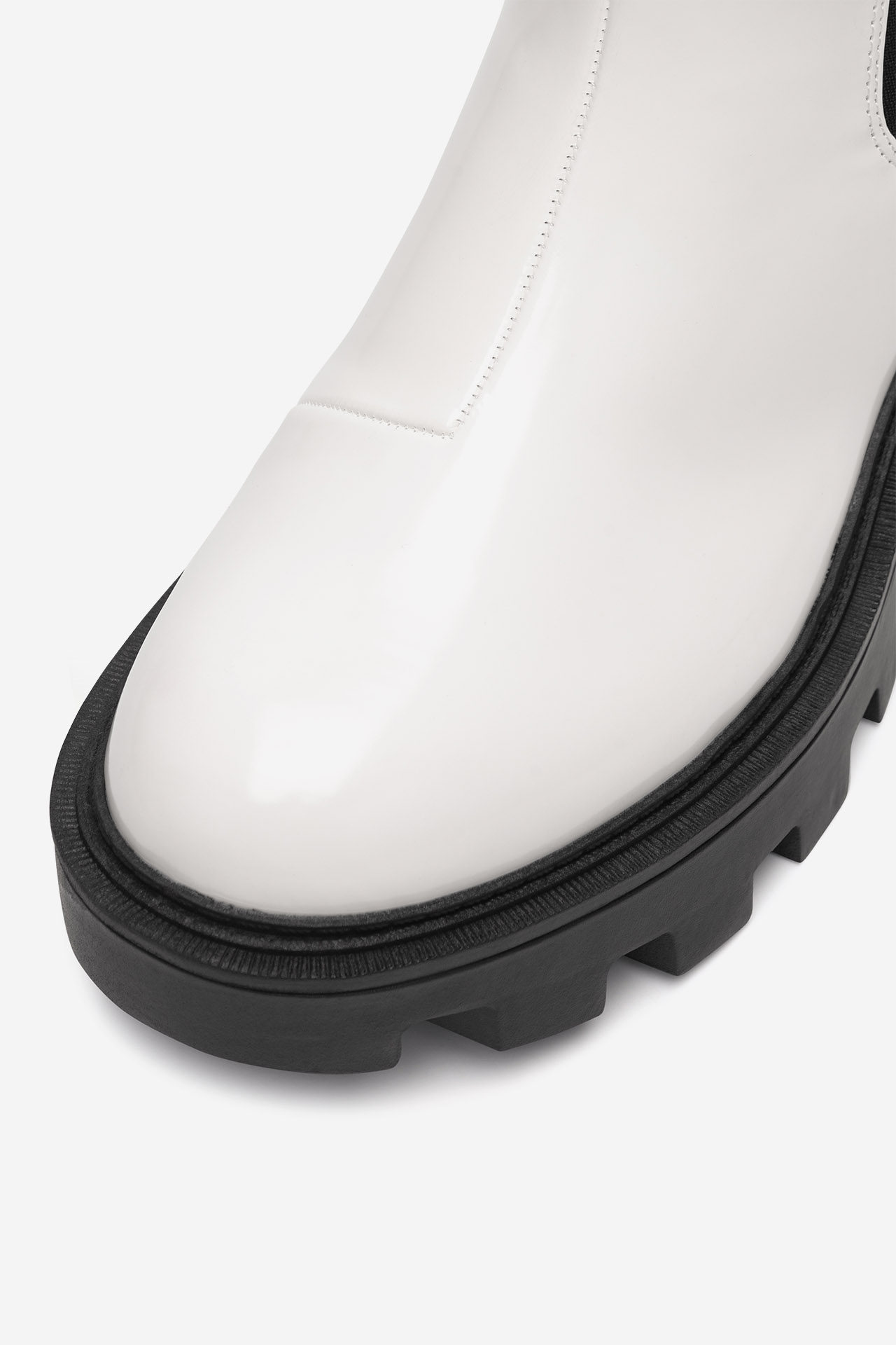 Kotníková obuv BÍLÁ