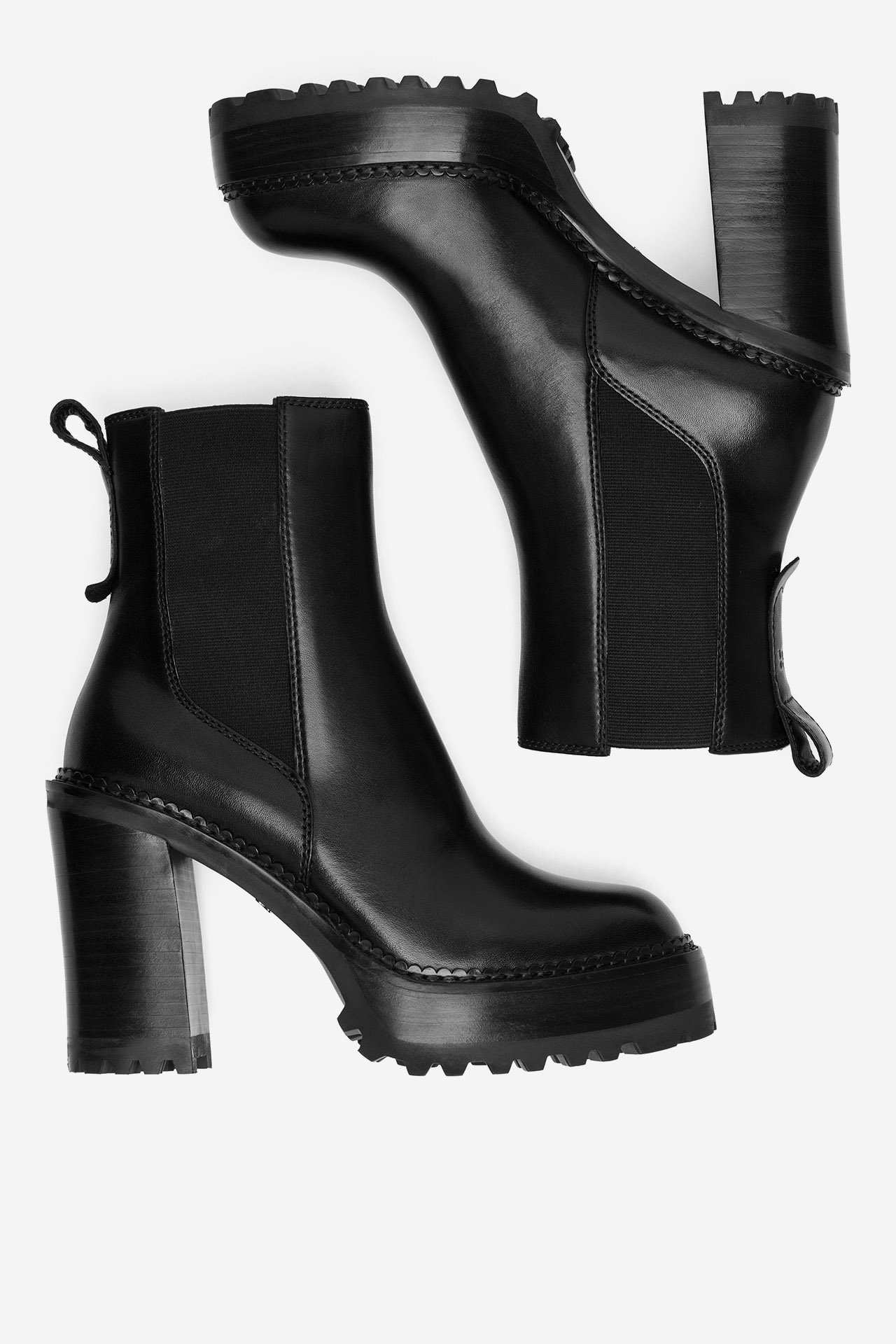 Kotníková obuv ČERNÁ