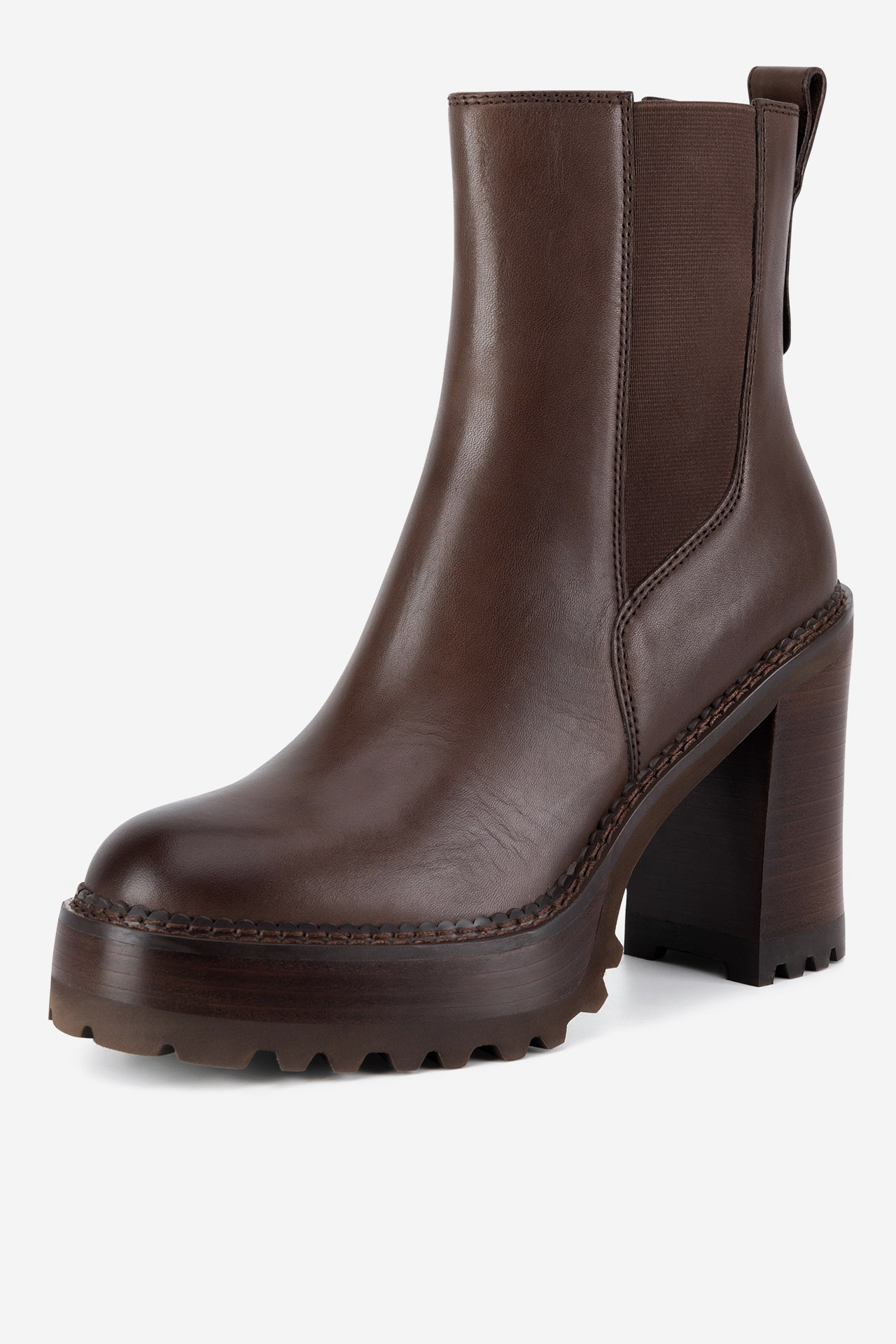 Členková obuv Tmavo hnedá