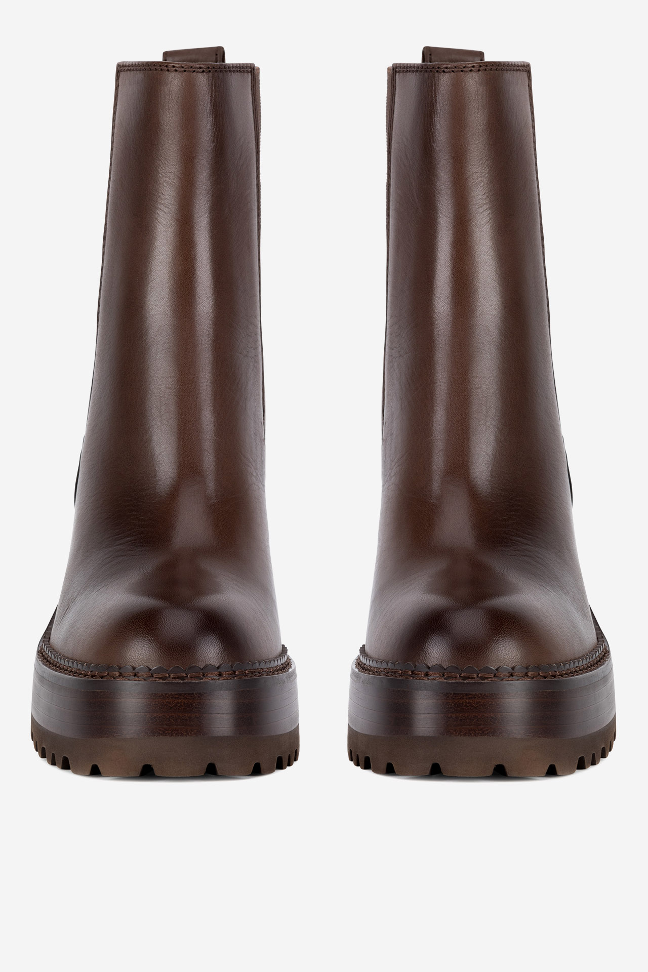 Členková obuv Tmavo hnedá