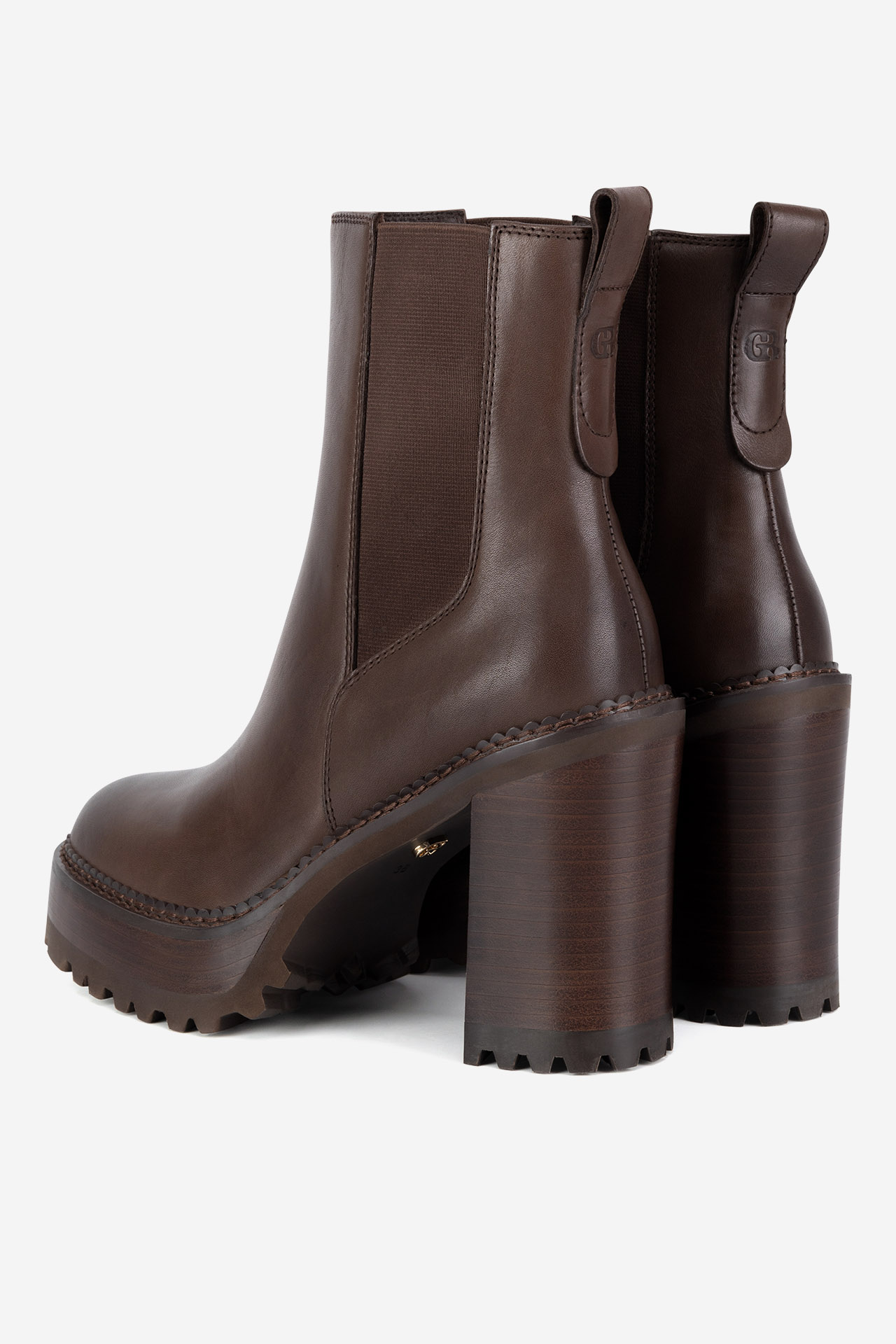 Členková obuv Tmavo hnedá