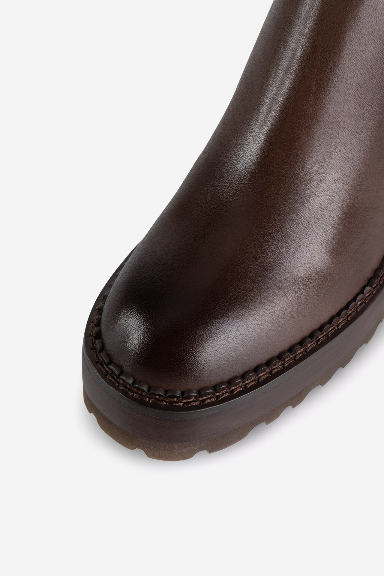 Členková obuv Tmavo hnedá