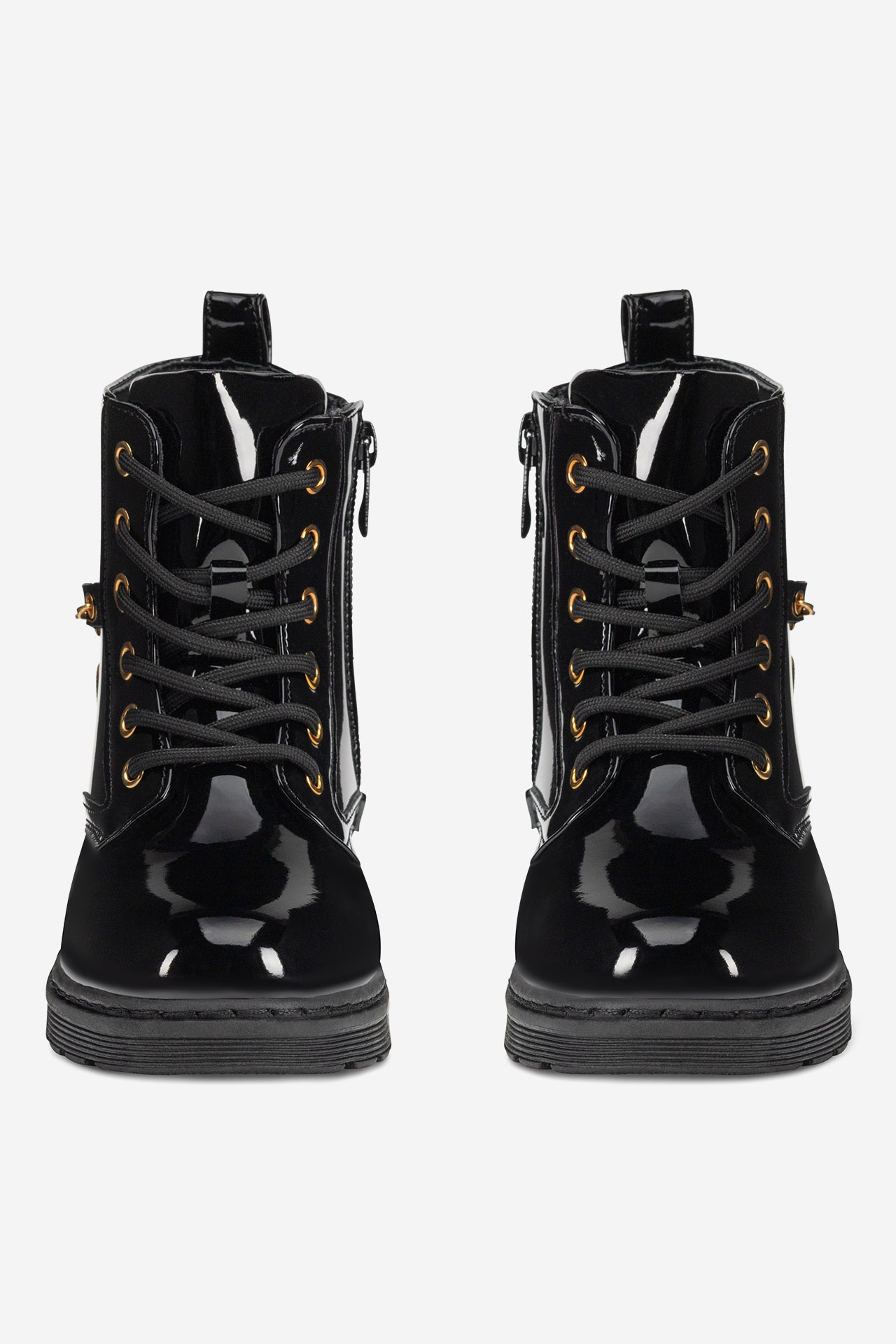 Šnurovacie topánky Čierna