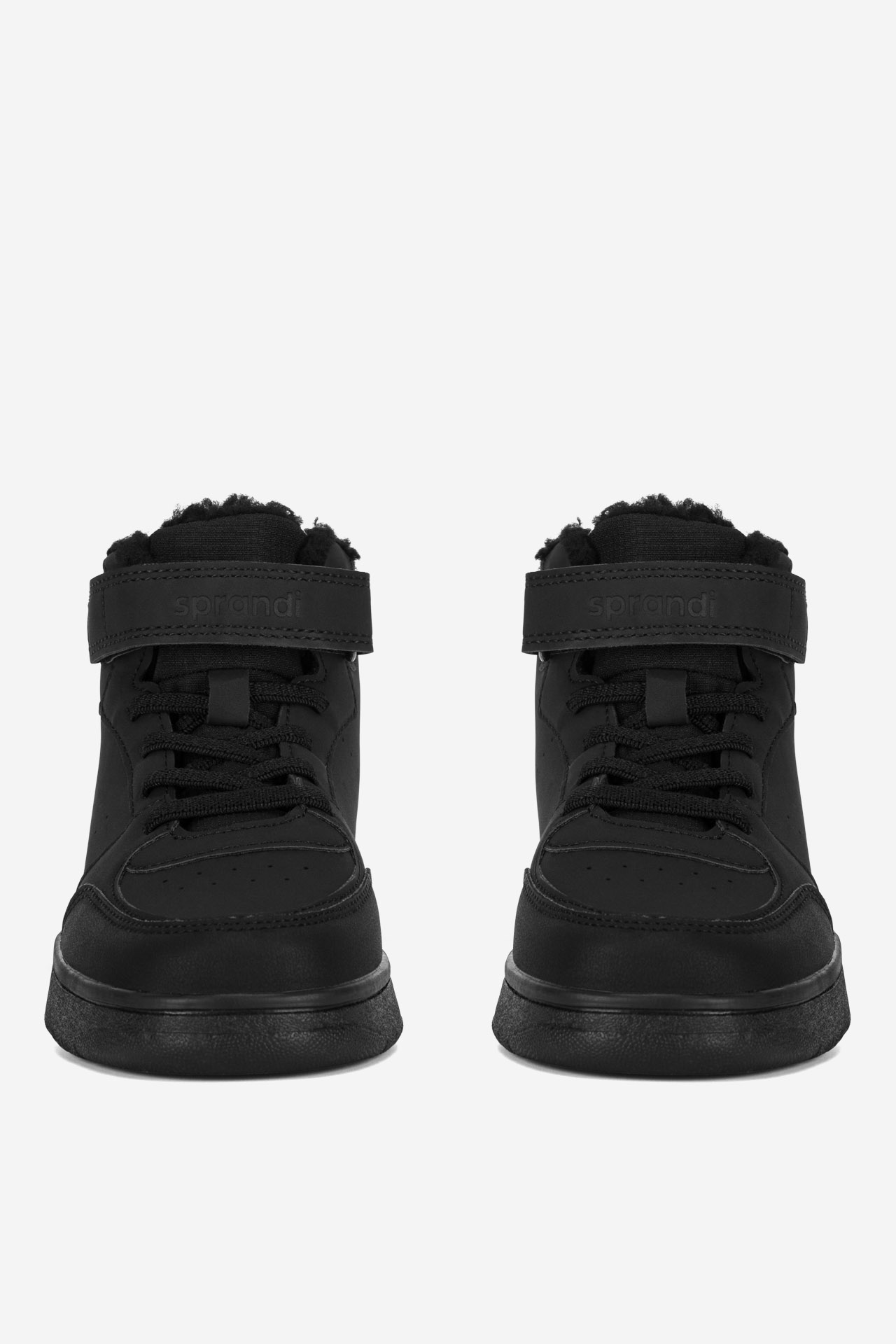 Gležnjarji z vezalkami Črna