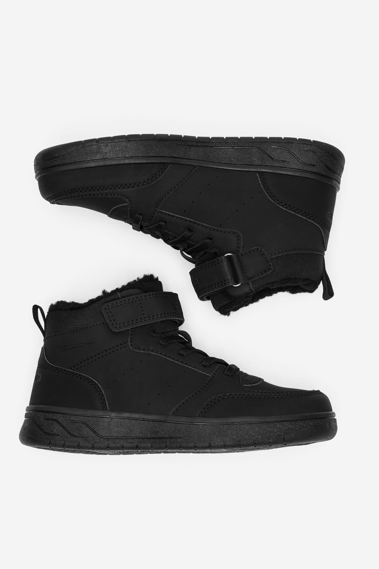 Gležnjarji z vezalkami Črna