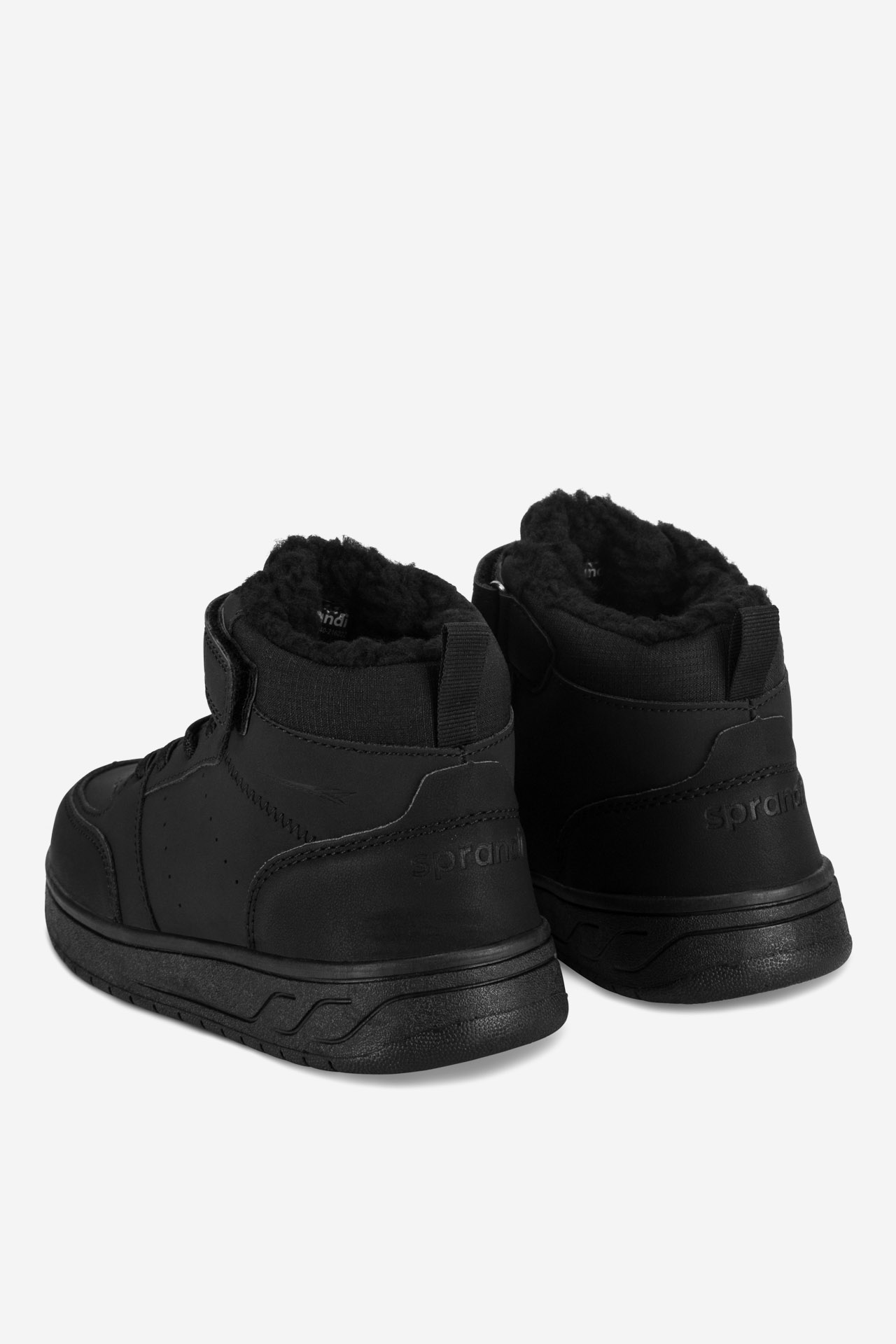 Gležnjarji z vezalkami Črna