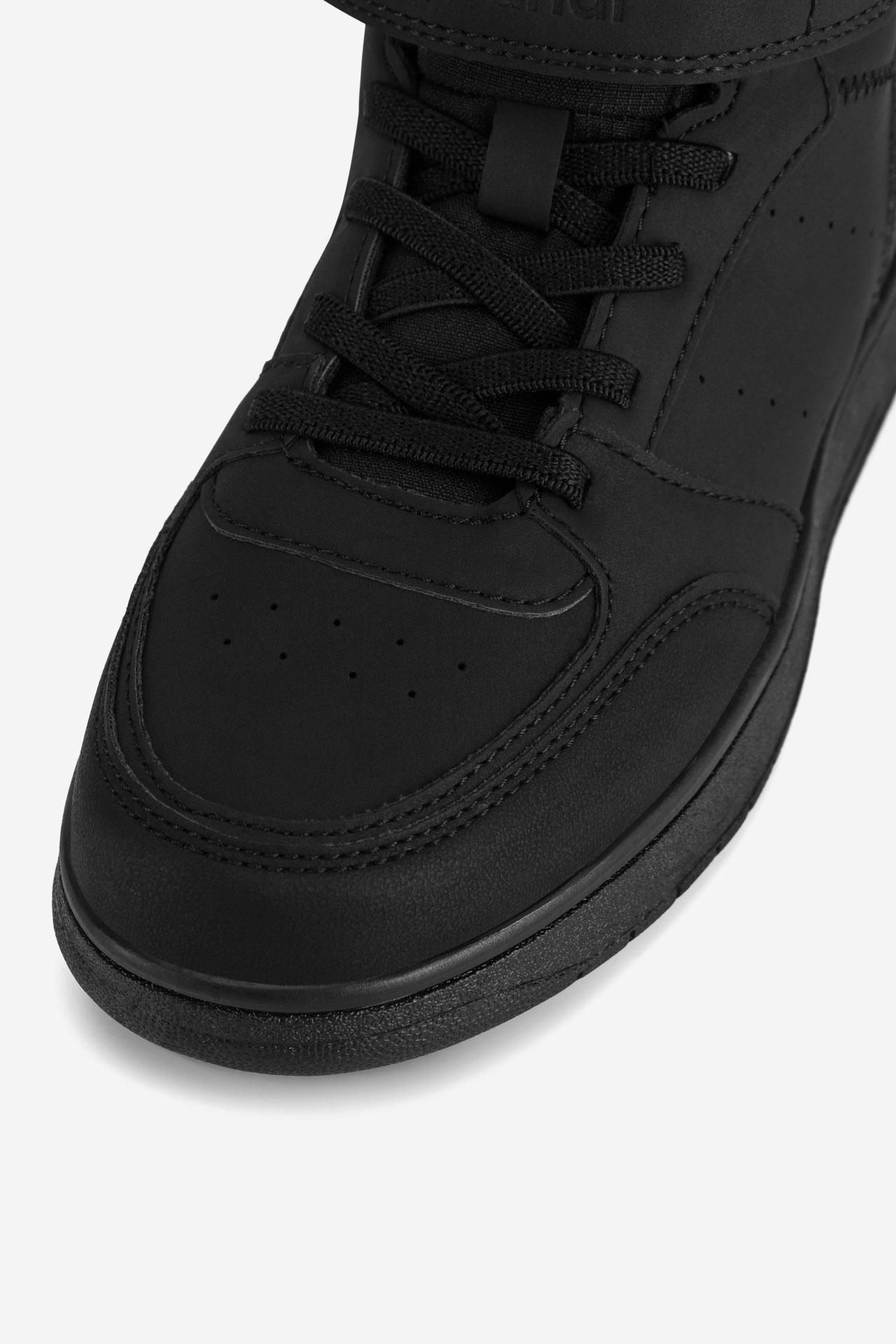 Gležnjarji z vezalkami Črna