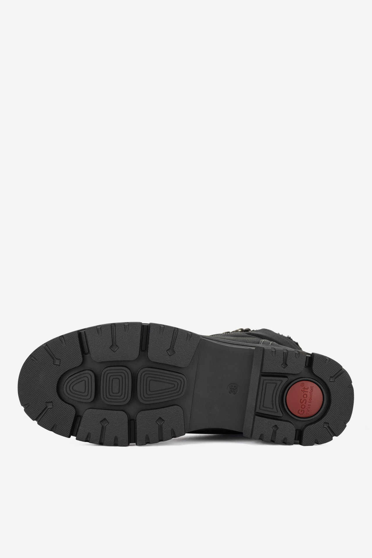 Šněrovací vyšší obuv ČERNÁ