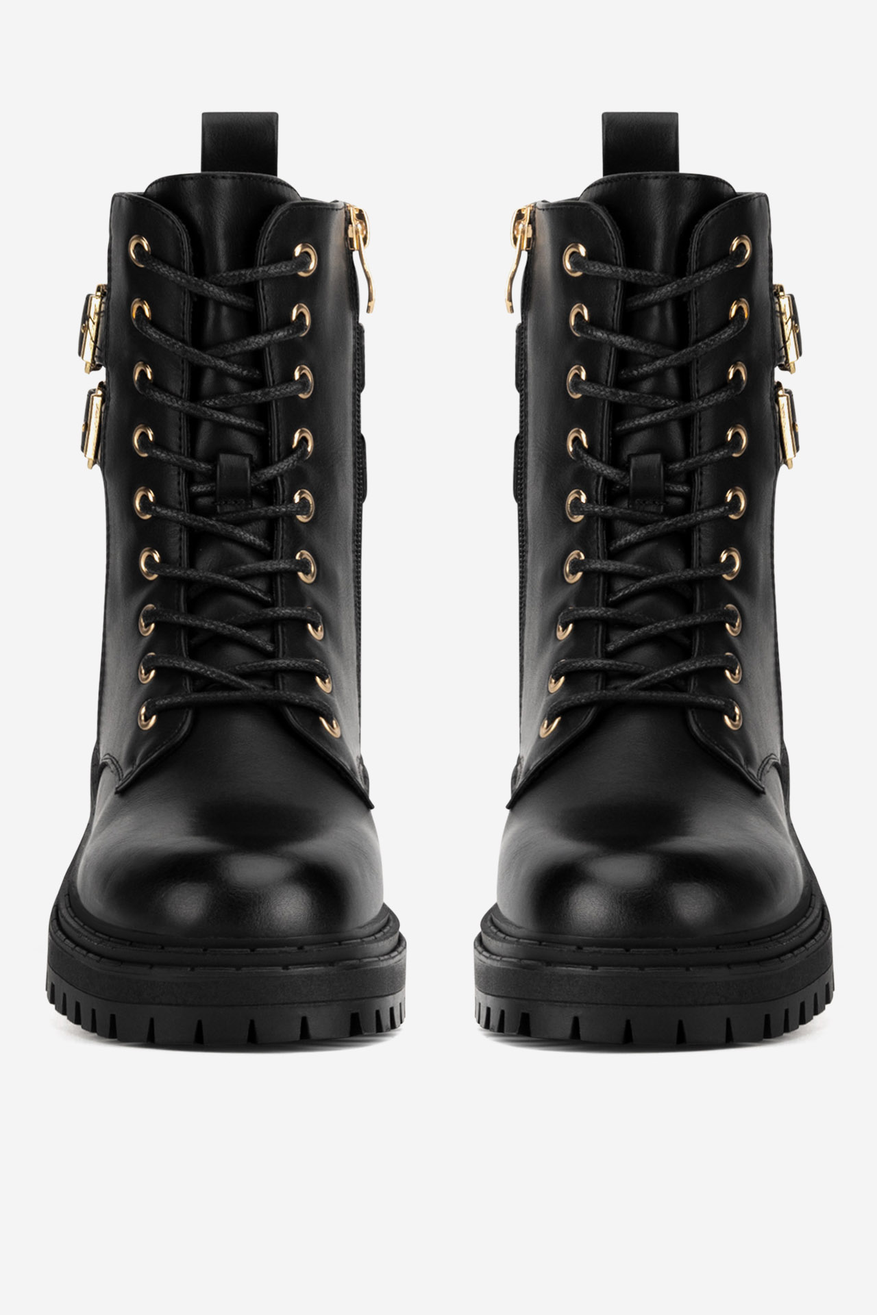 Šnurovacie topánky Čierna