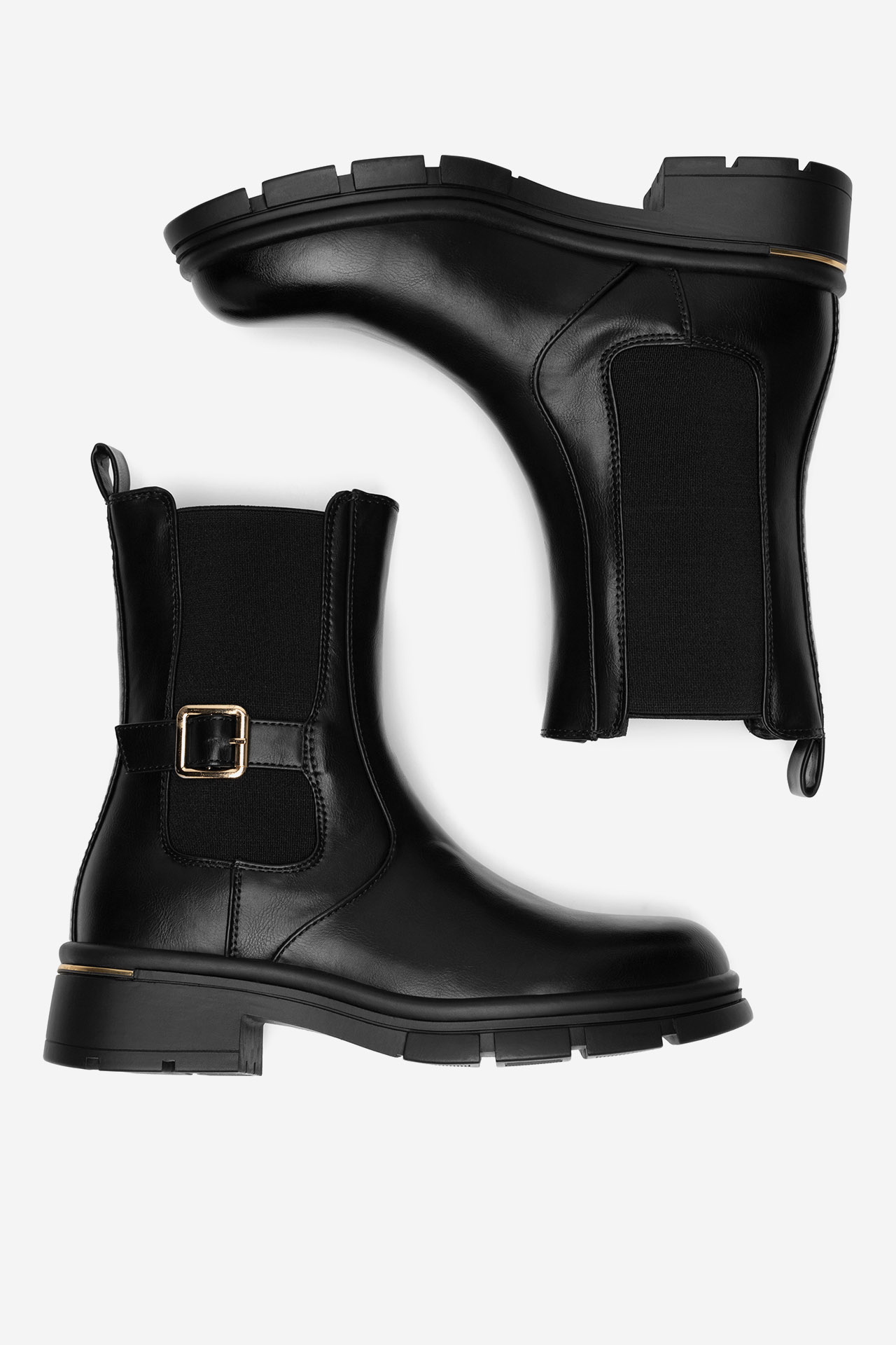 Kotníková obuv ČERNÁ