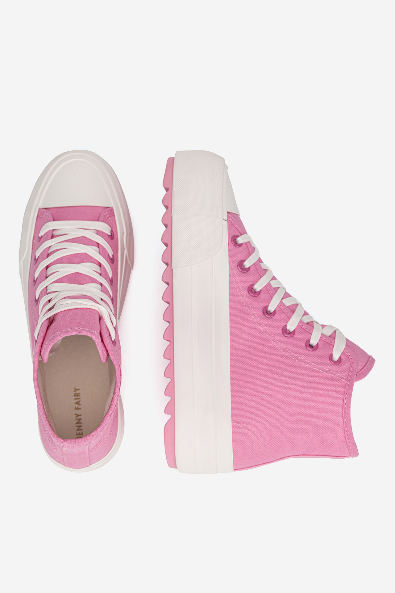 Plátěná obuv RŮŽOVÁ