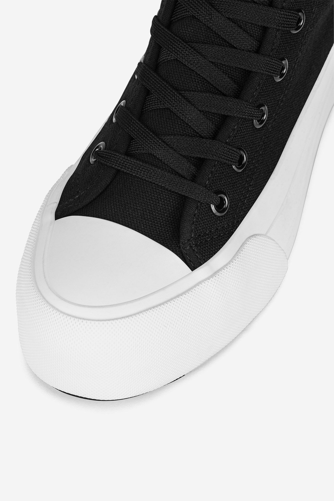 Plátěná obuv ČERNÁ