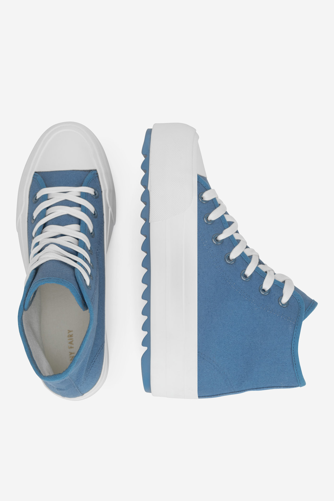 Plátěná obuv BLANKYTNĚ MODRÁ