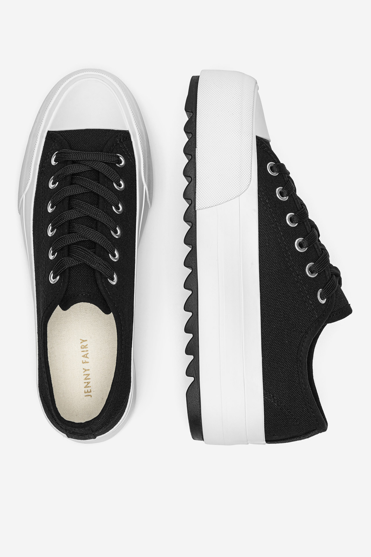 Plátěná obuv ČERNÁ