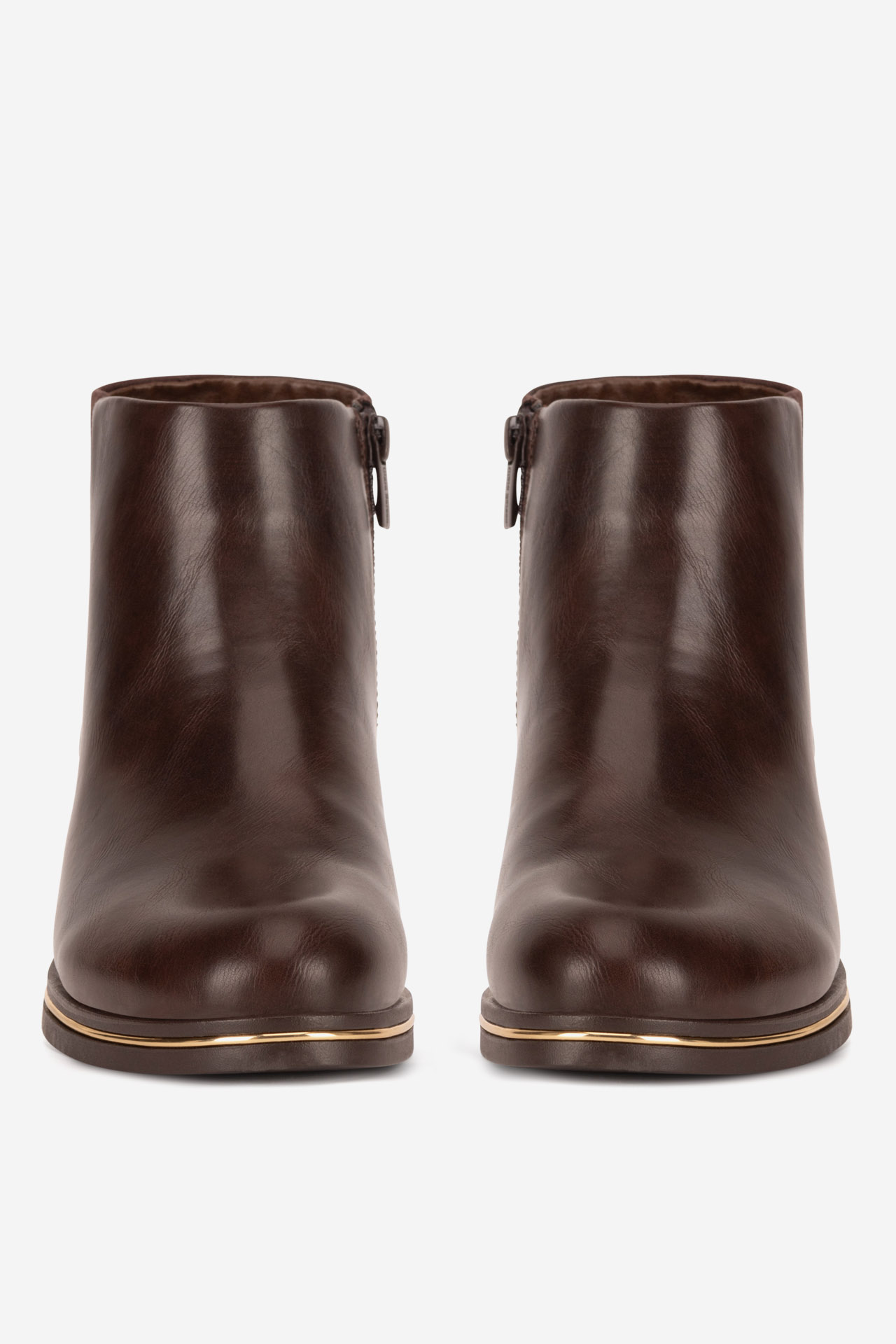 Kotníková obuv HNĚDÁ