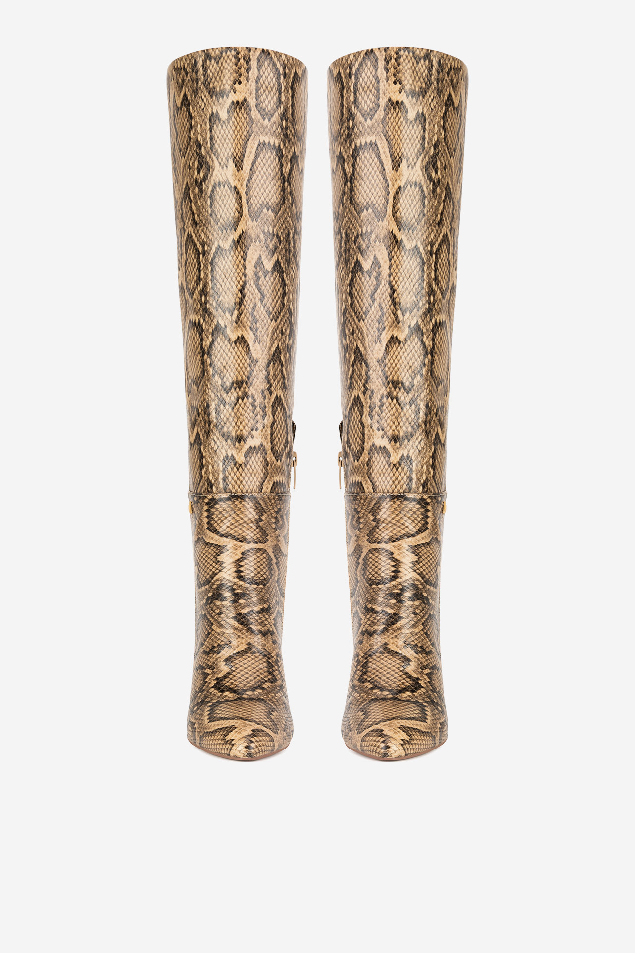 Kozačky TMAVĚ BÉŽOVÁ