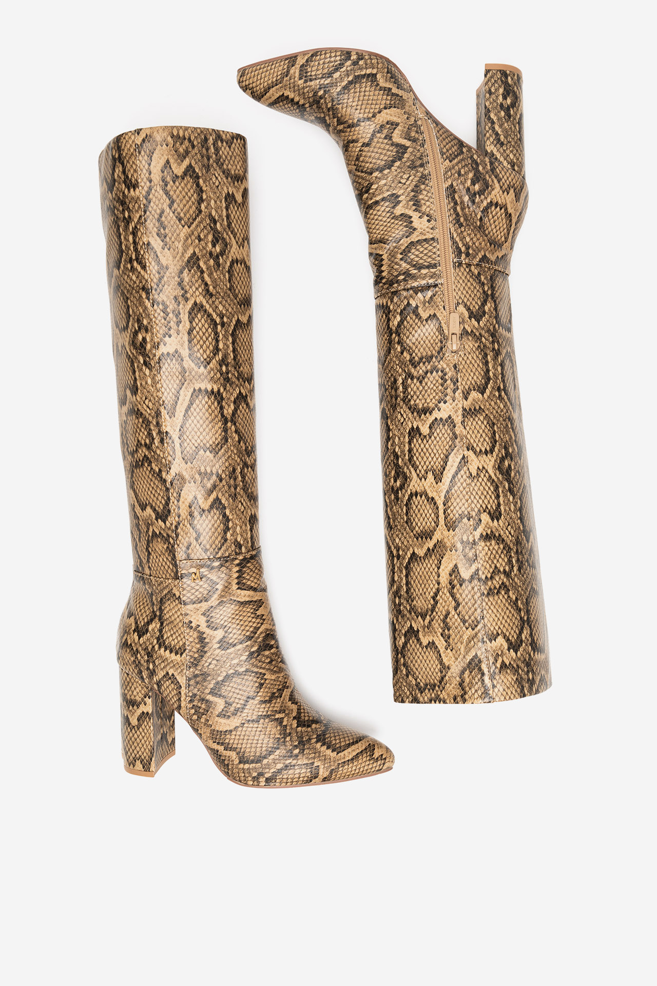 Kozačky TMAVĚ BÉŽOVÁ