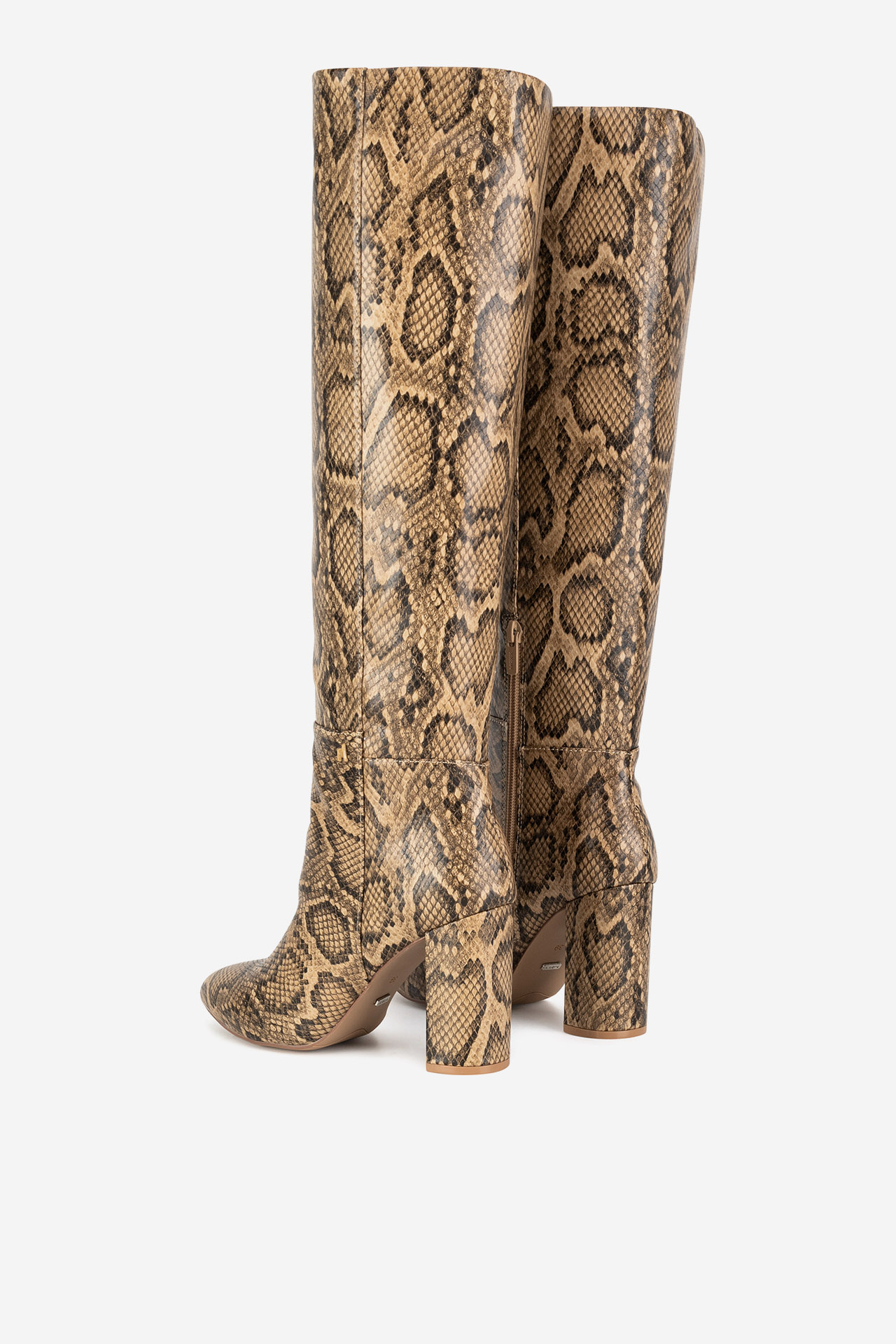 Kozačky TMAVĚ BÉŽOVÁ