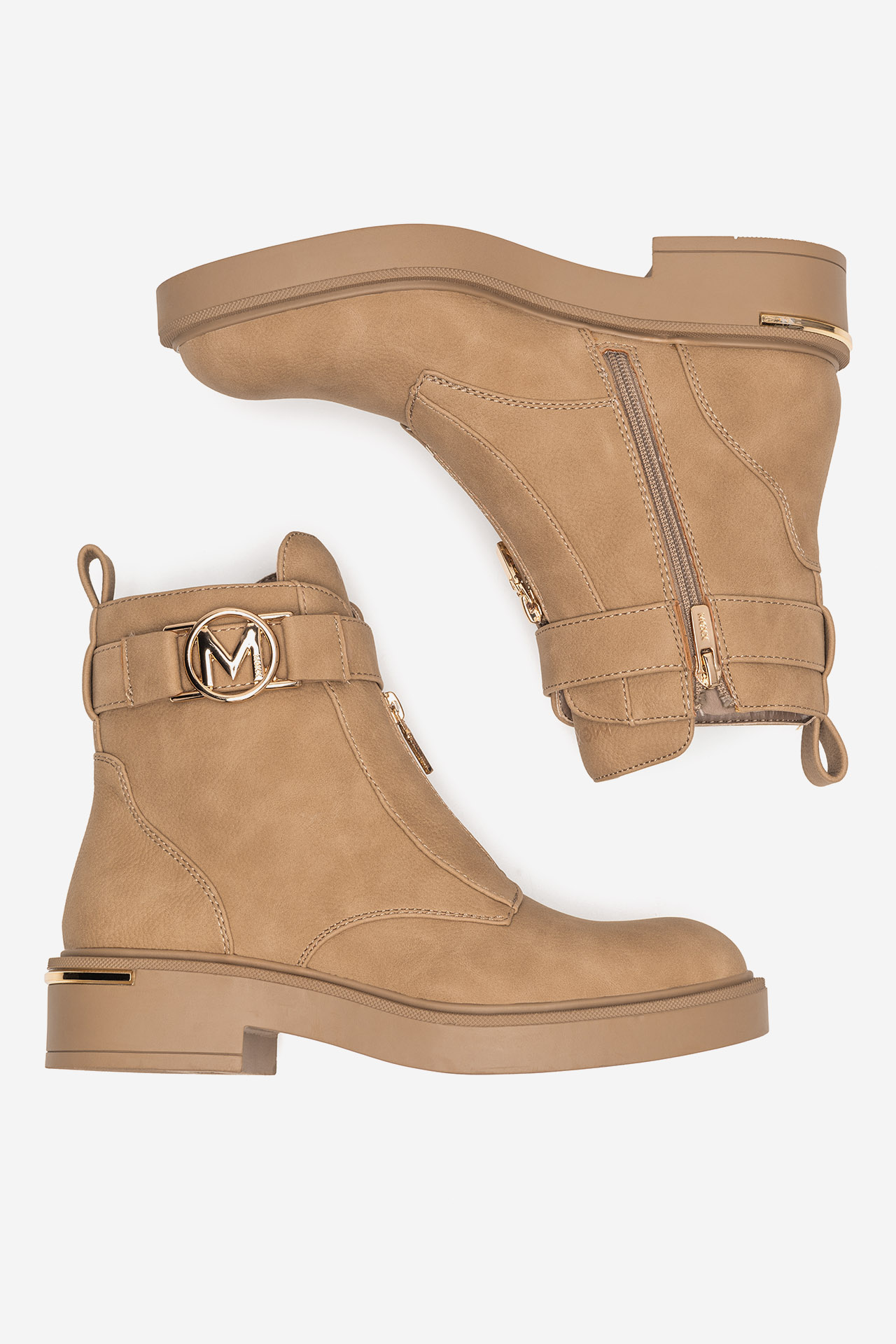 Kotníková obuv BÉŽOVÁ