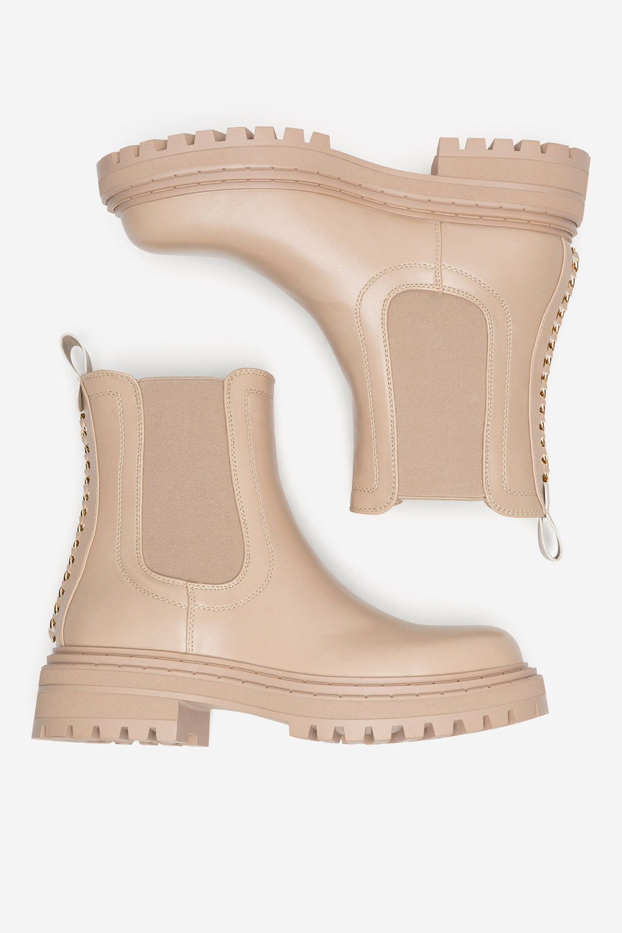 Kotníková obuv BÉŽOVÁ