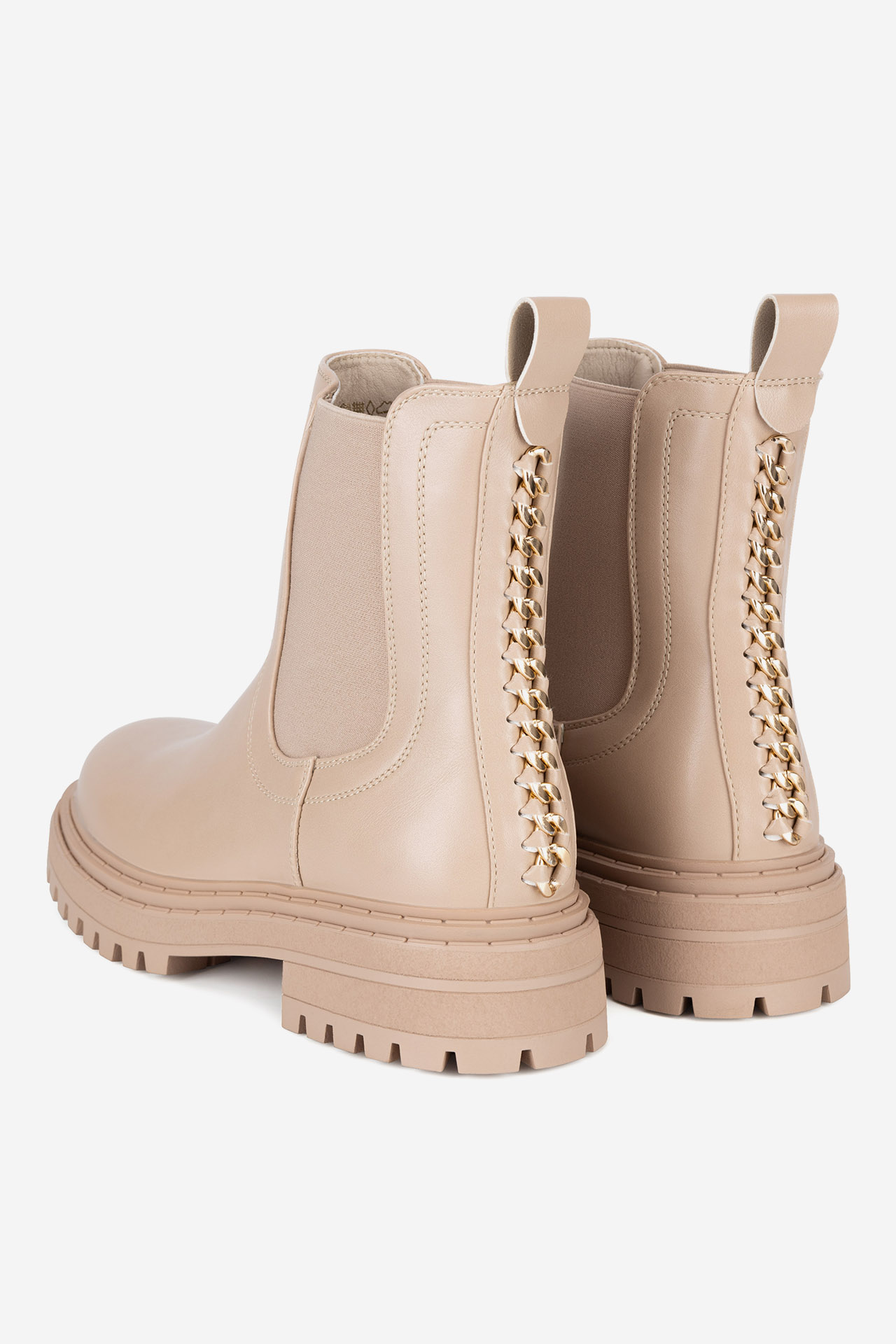 Kotníková obuv BÉŽOVÁ