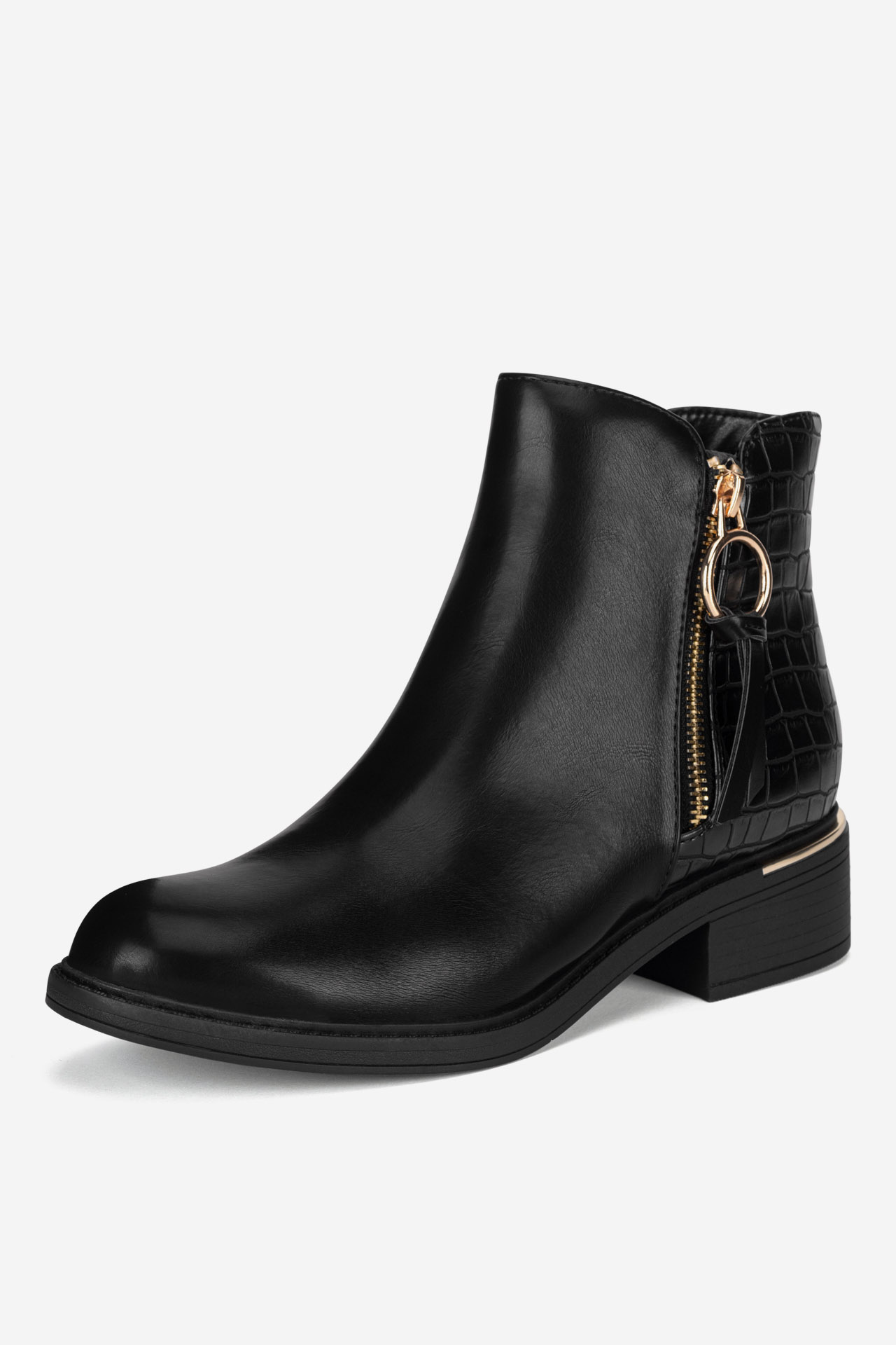 Kotníková obuv ČERNÁ