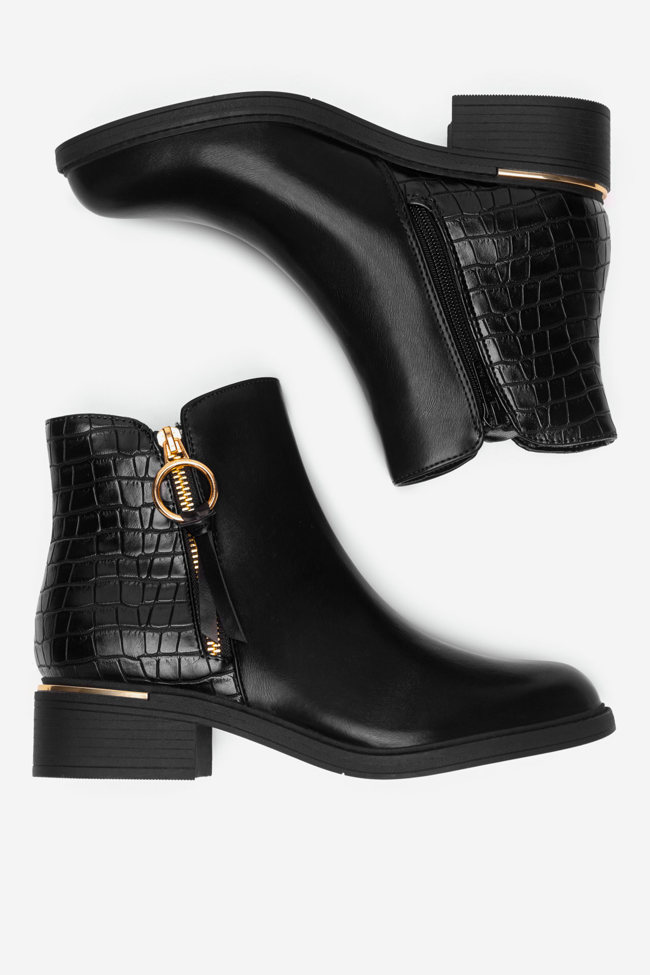 Kotníková obuv ČERNÁ