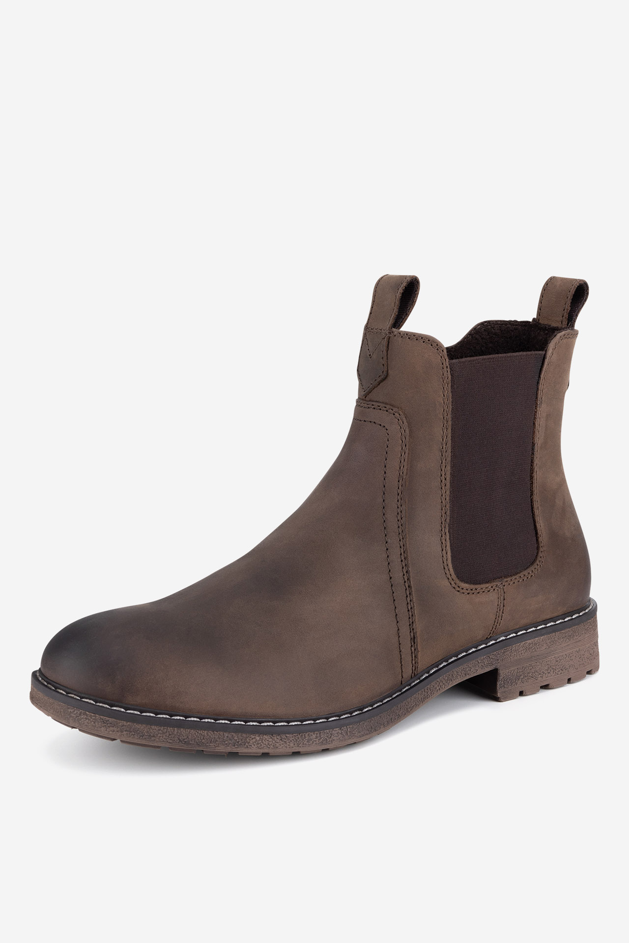 Kotníková obuv TMAVĚ HNĚDÁ