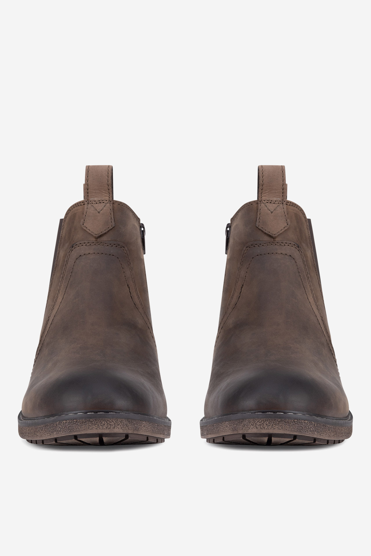 Kotníková obuv TMAVĚ HNĚDÁ