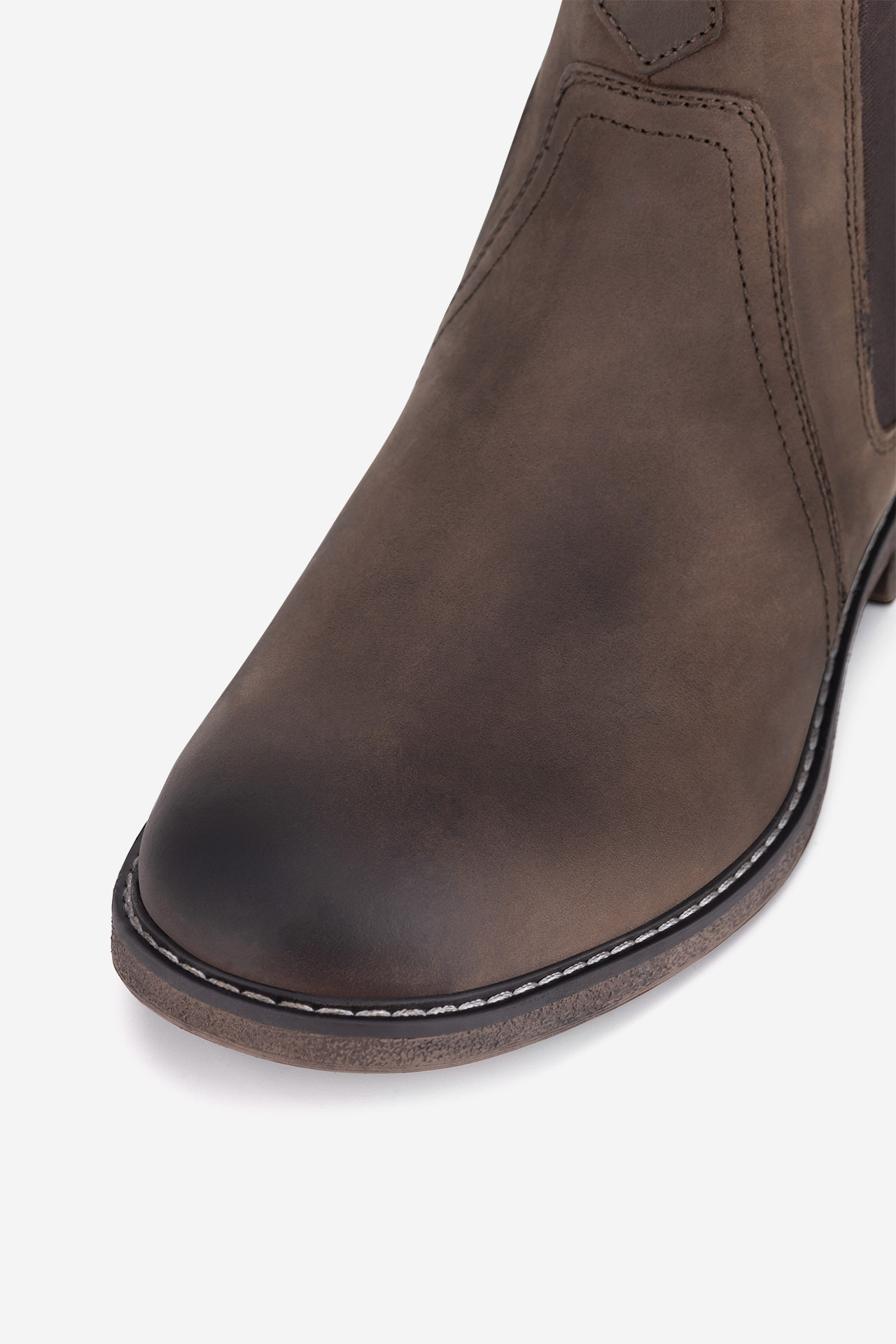 Kotníková obuv TMAVĚ HNĚDÁ