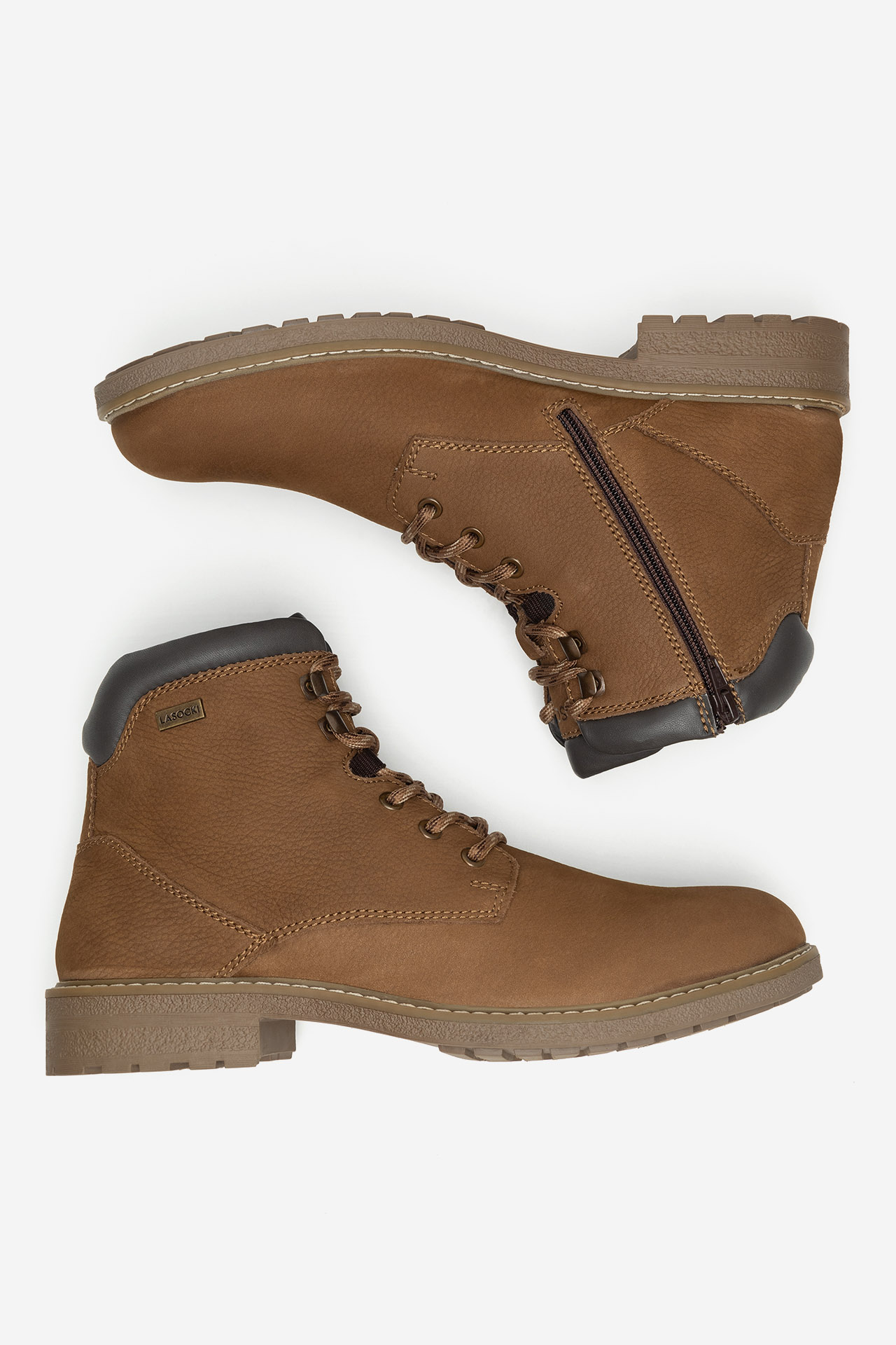 Šněrovací vyšší obuv CAMEL