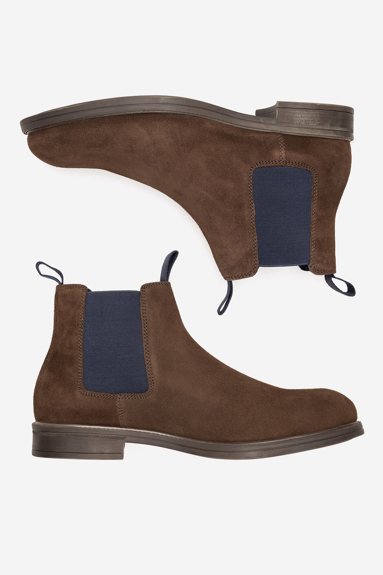 Kotníková obuv TMAVĚ HNĚDÁ