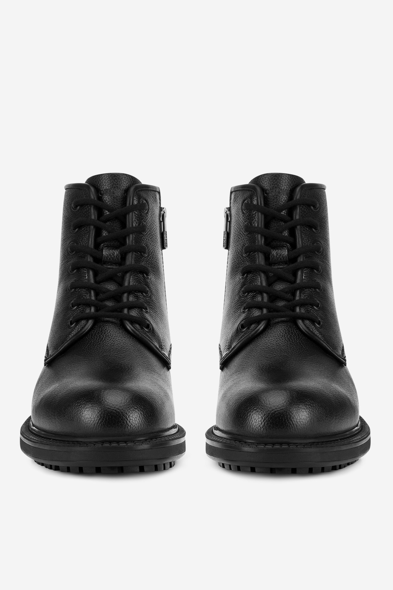 Gležnjarji z vezalkami Črna