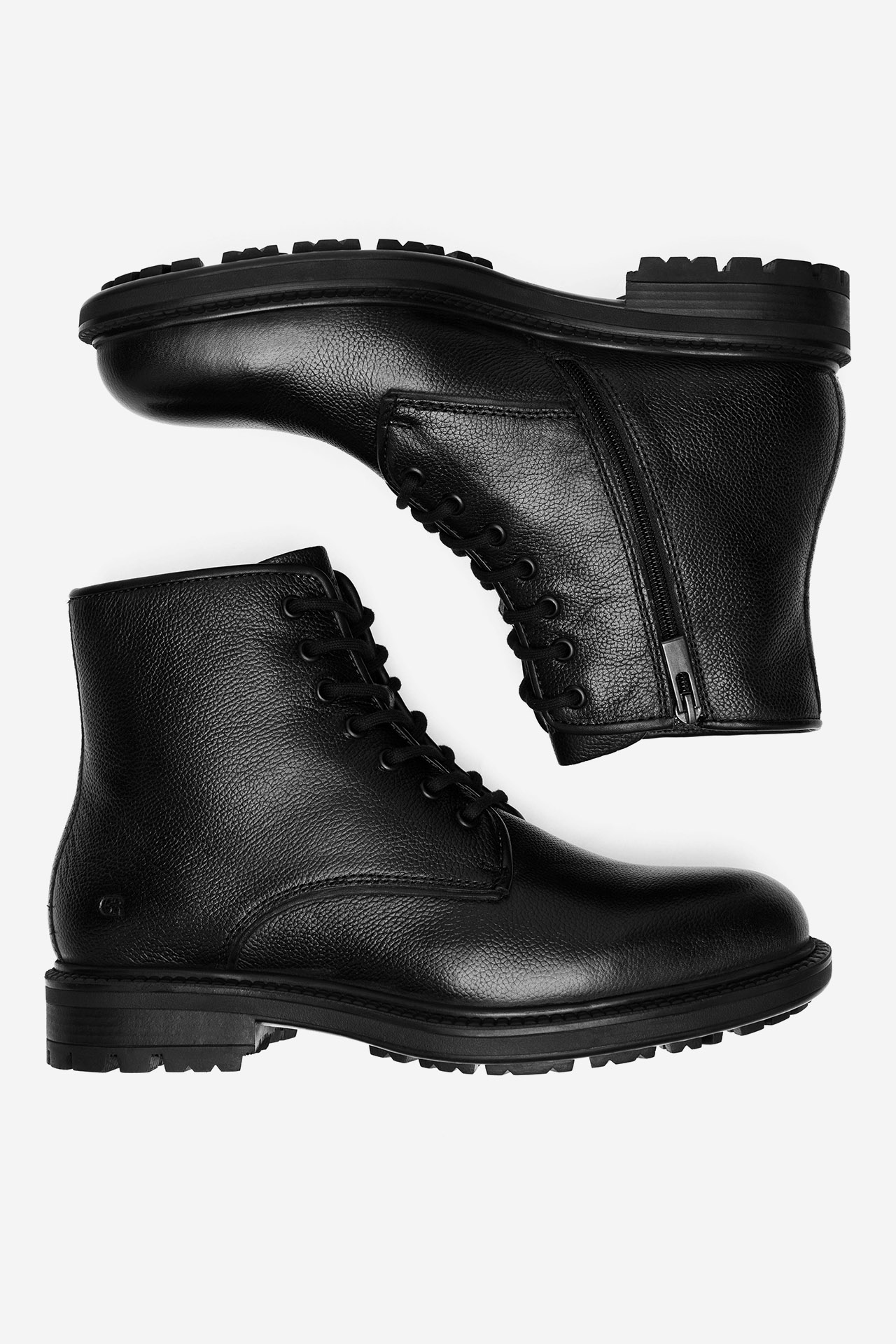 Gležnjarji z vezalkami Črna