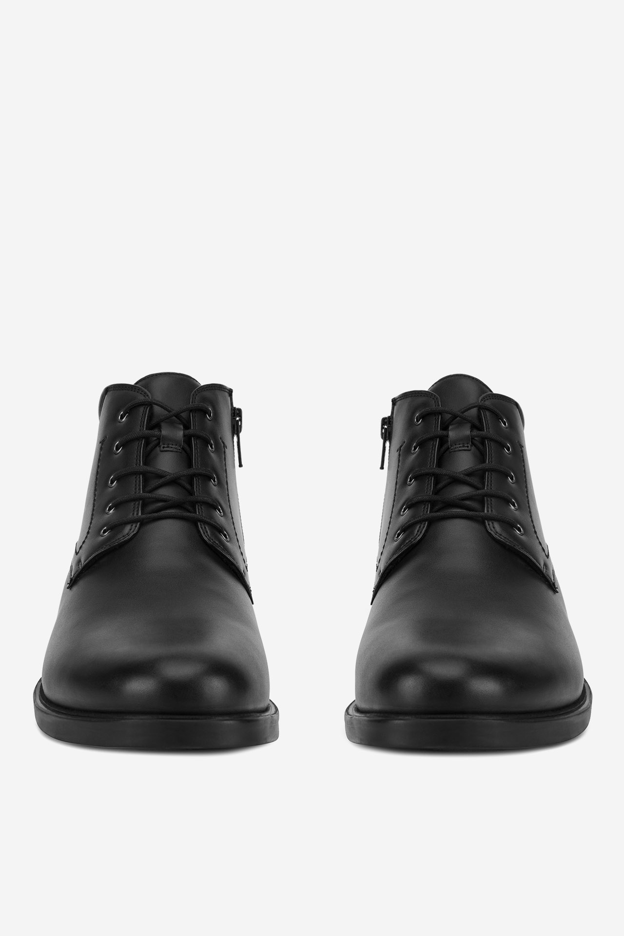 Šněrovací vyšší obuv ČERNÁ