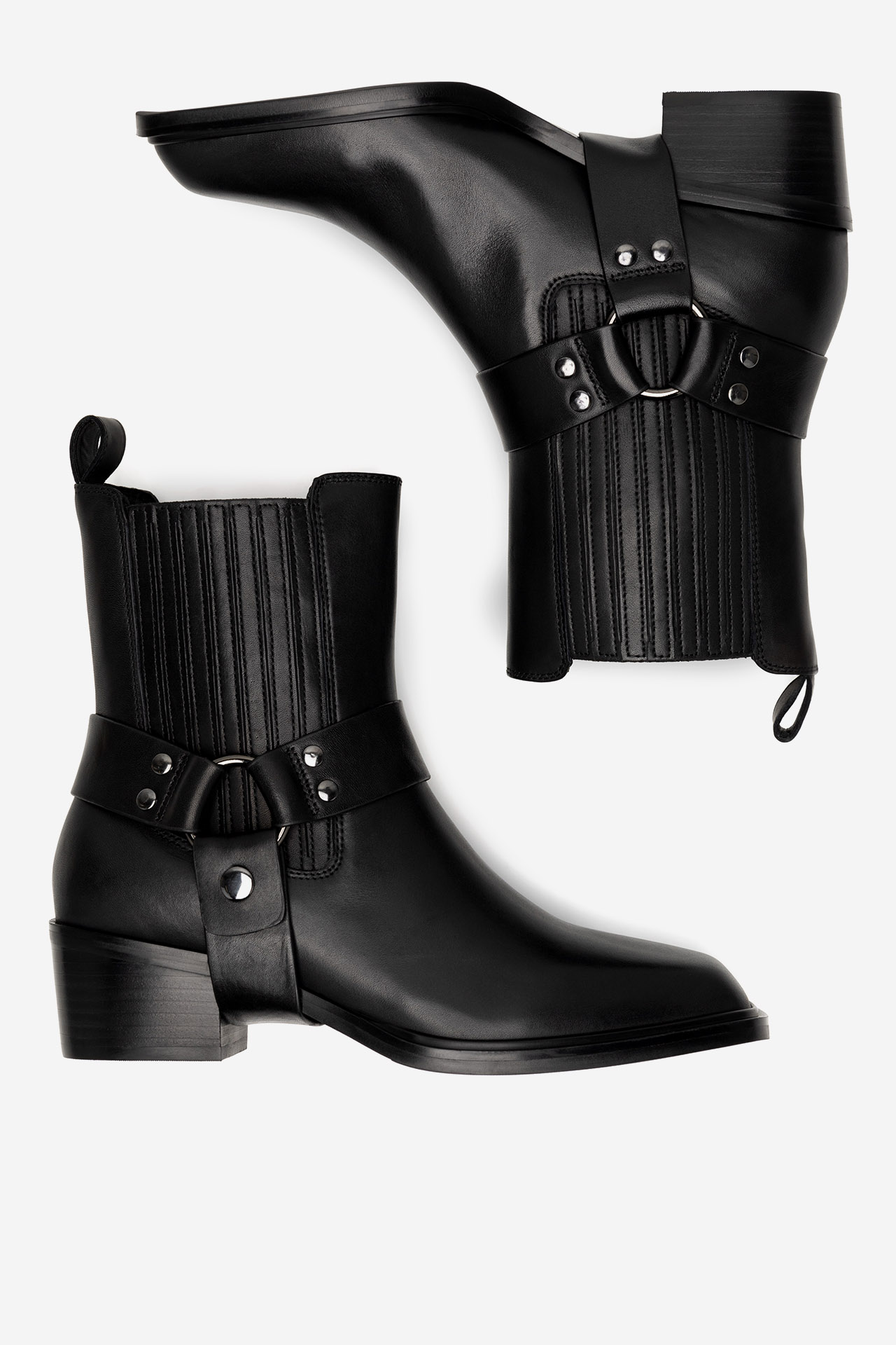 Kotníková obuv ČERNÁ