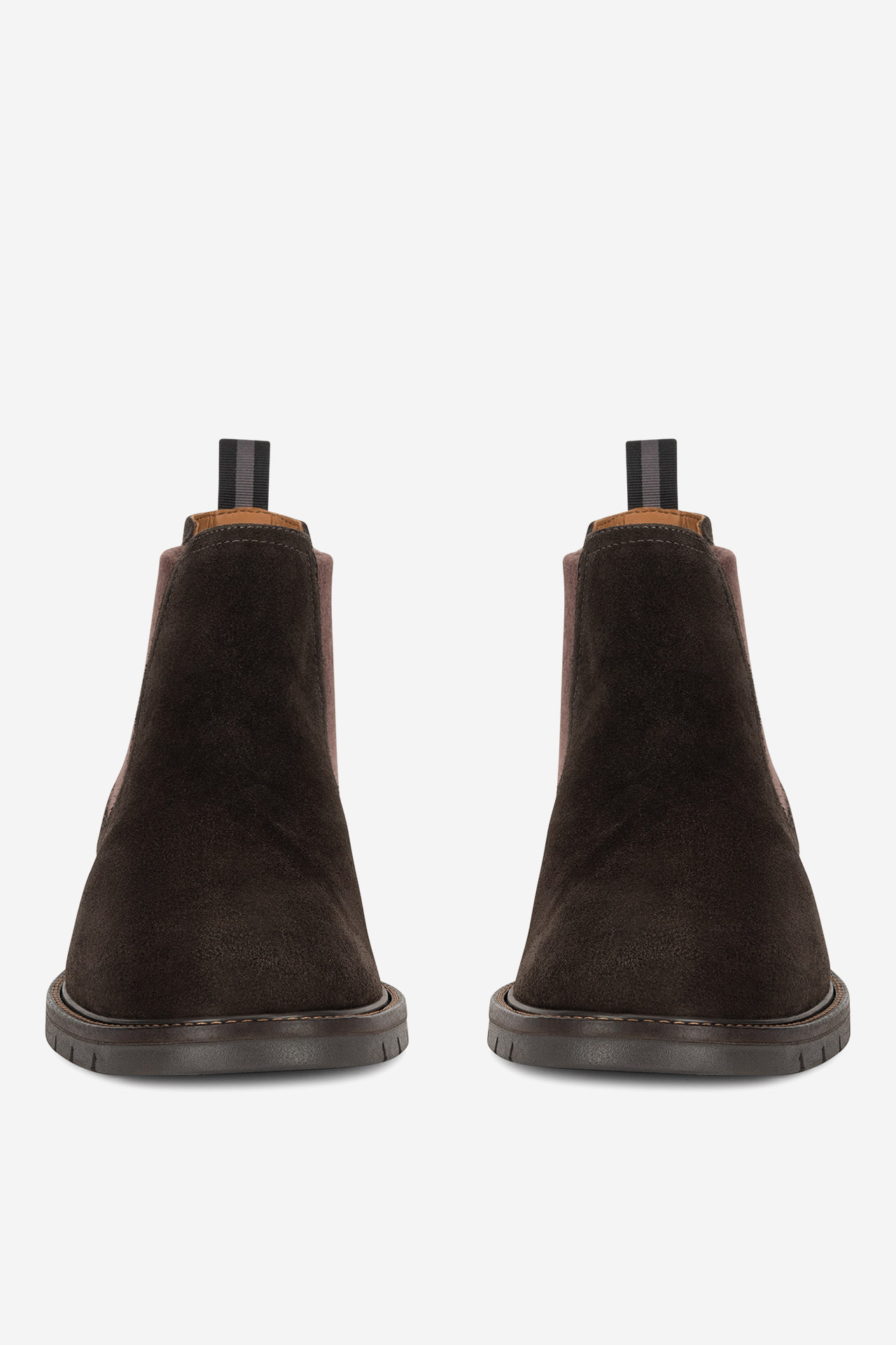 Kotníková obuv TMAVĚ HNĚDÁ