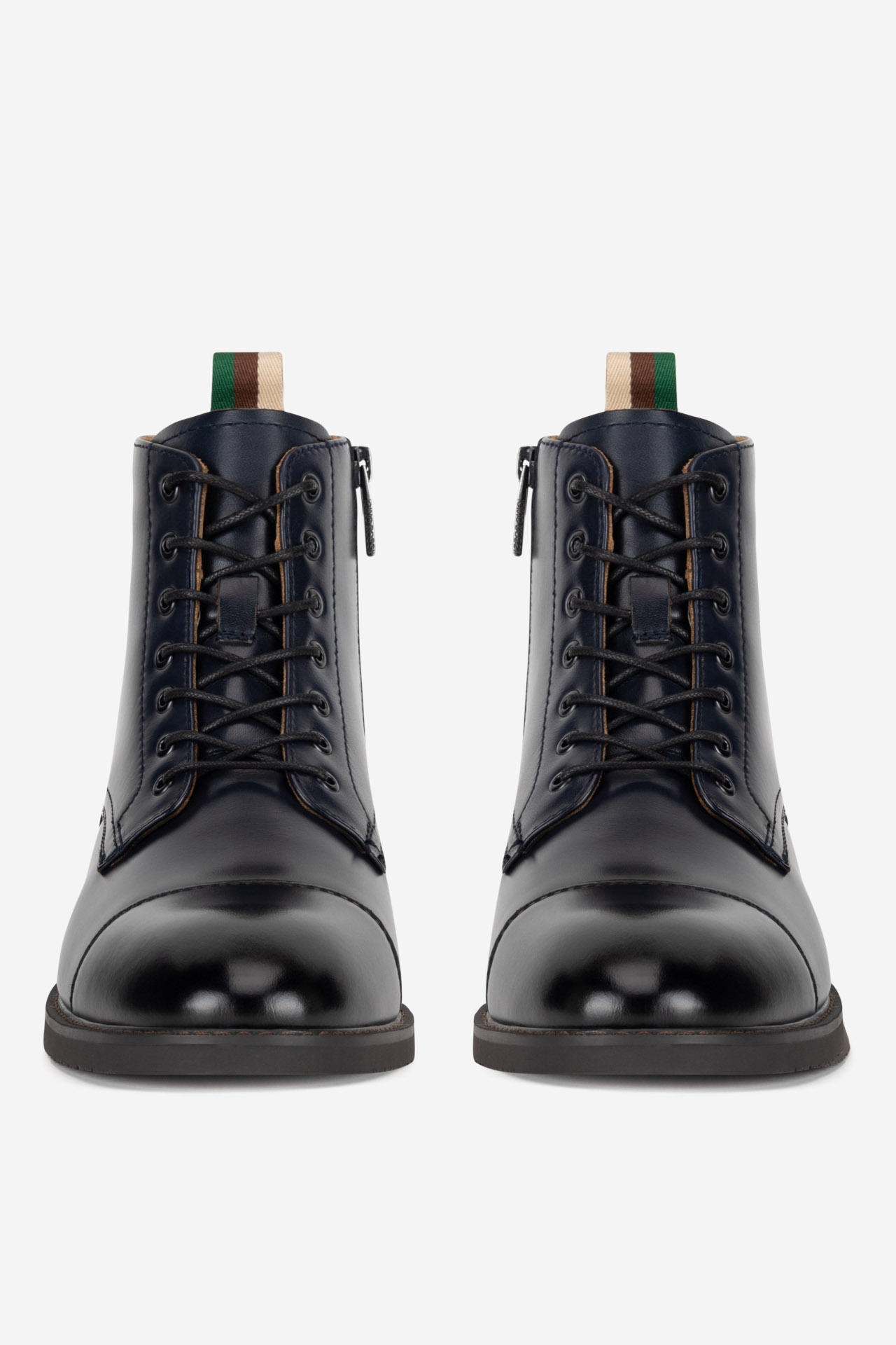 Gležnjarji z vezalkami Mornarsko modra